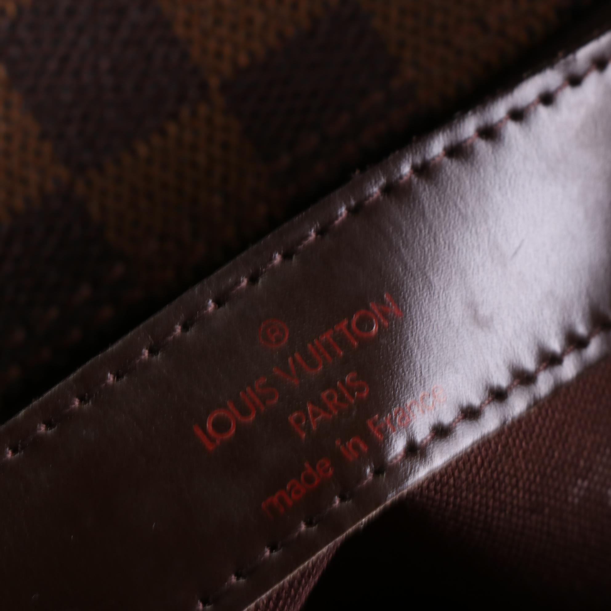 Louis Vuitton Naviglio Crossbody Bag in Damier Ebene Canvas