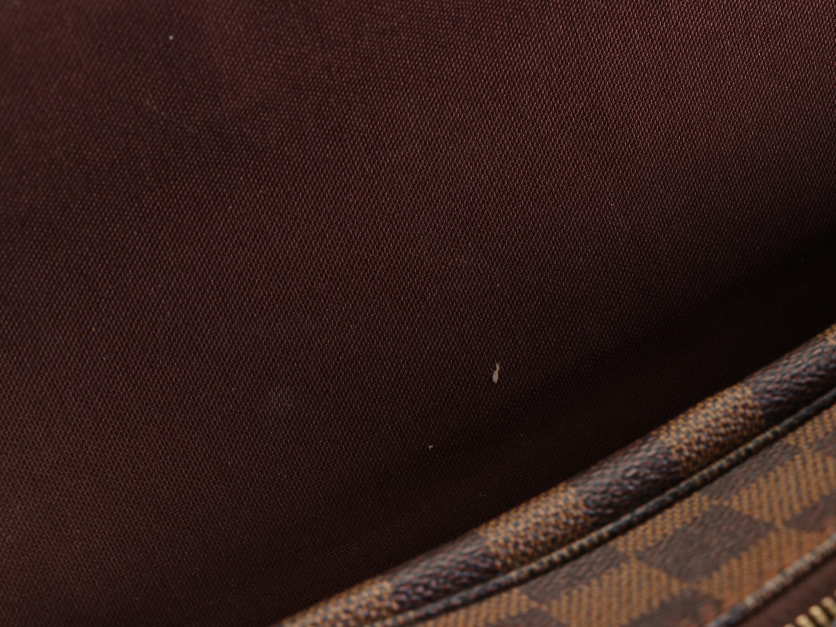 Louis Vuitton Naviglio Crossbody Bag in Damier Ebene Canvas