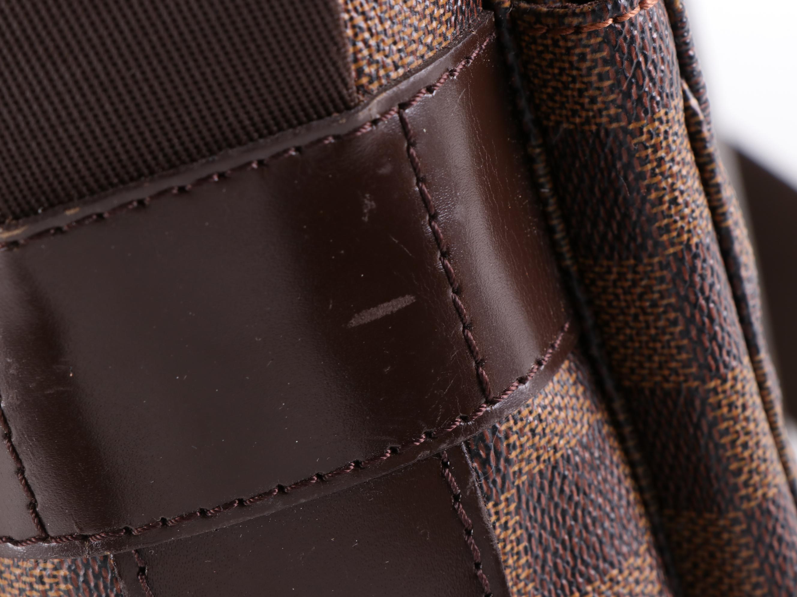 Louis Vuitton Naviglio Crossbody Bag in Damier Ebene Canvas