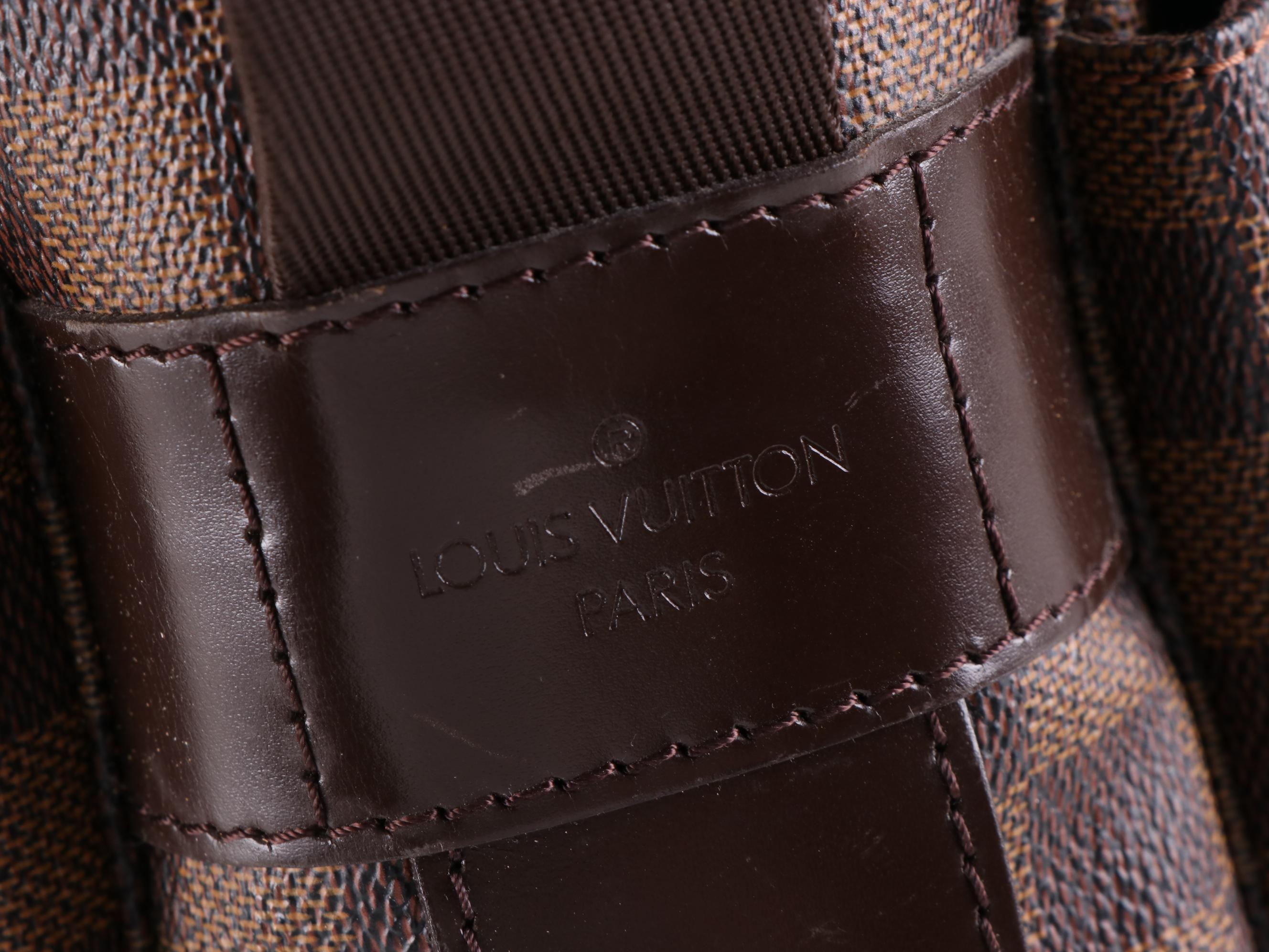 Louis Vuitton Naviglio Crossbody Bag in Damier Ebene Canvas