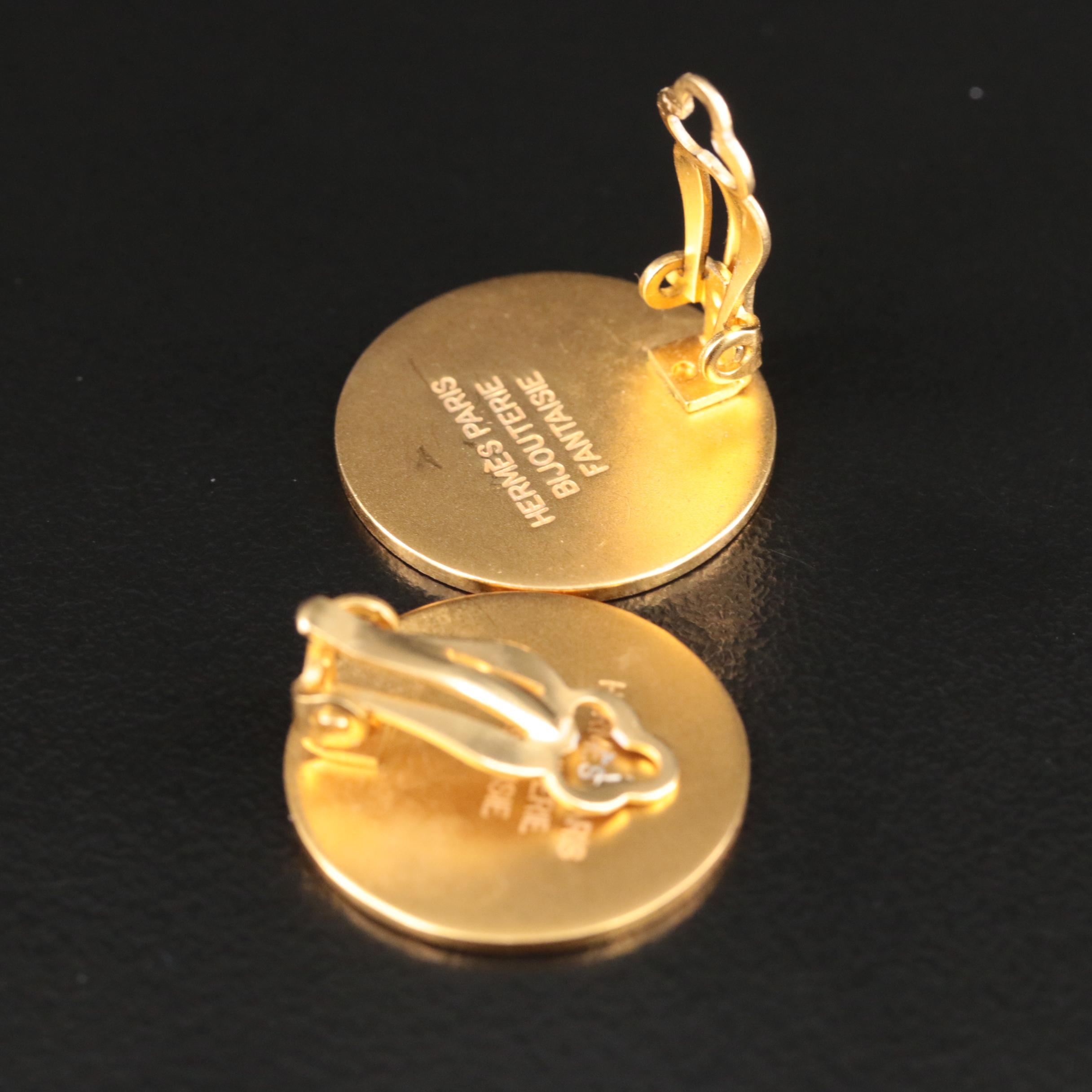 Hermès "Clou de Selle" Earrings