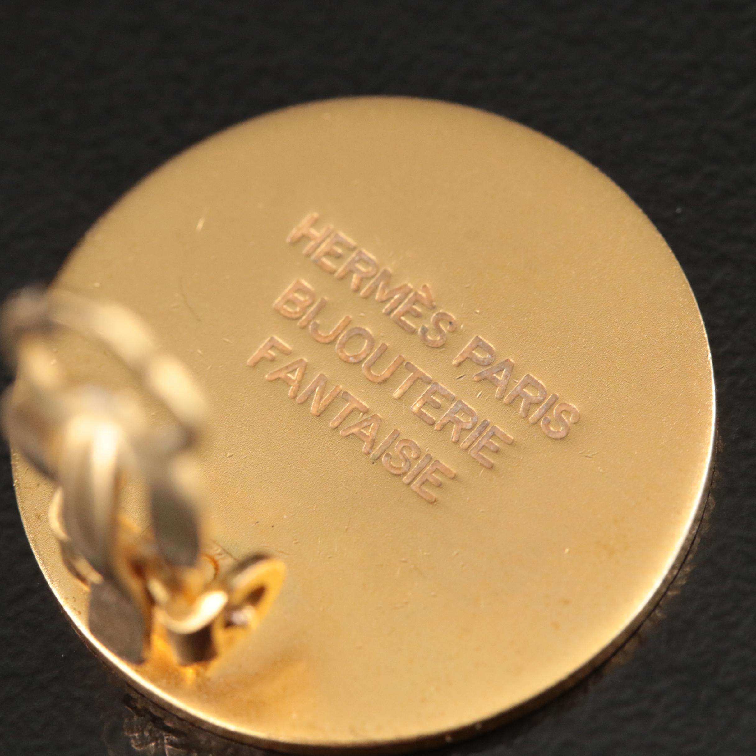 Hermès "Clou de Selle" Earrings