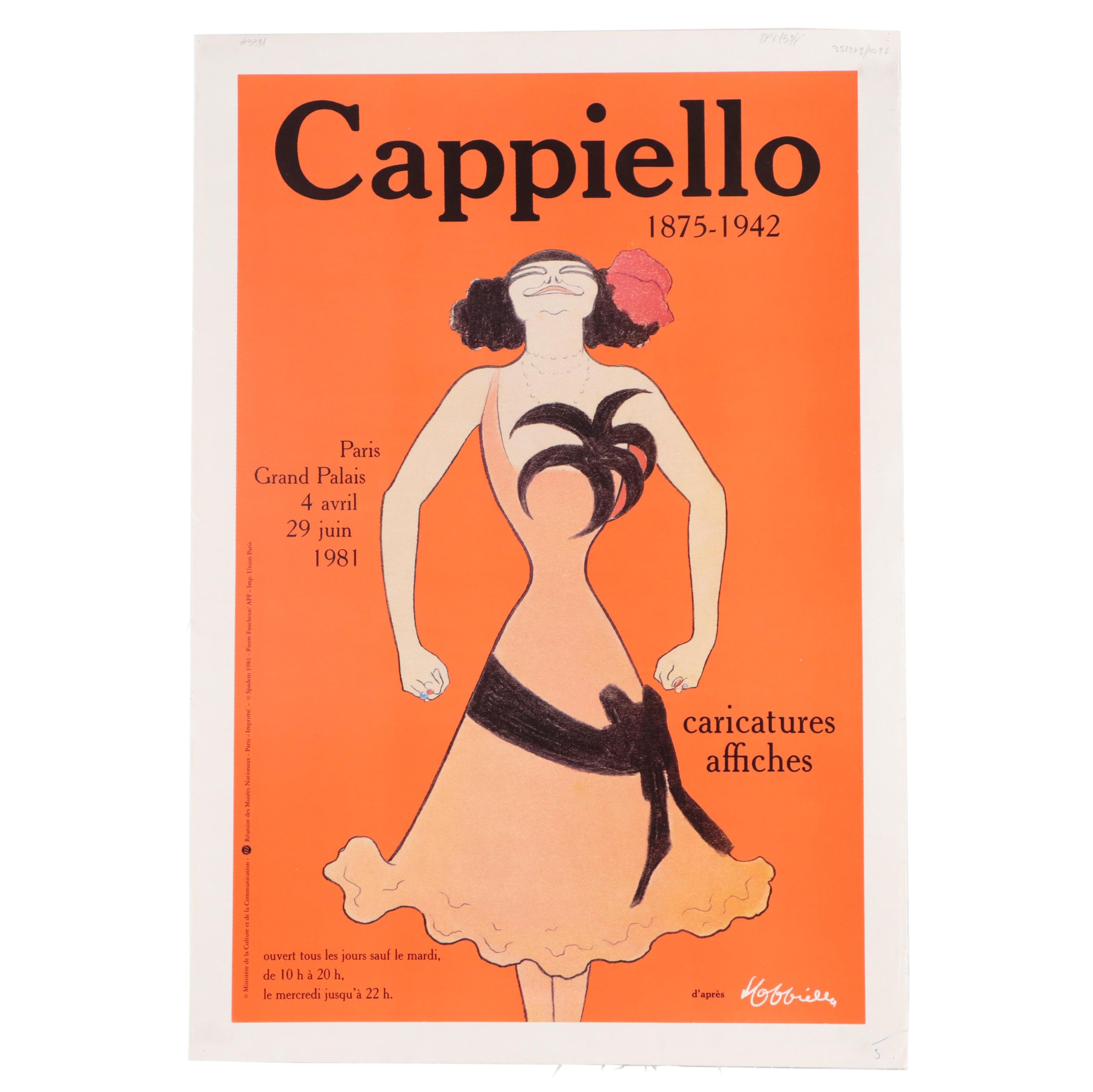 Offset Lithograph Exhibition Poster After Leonetto Cappiello
