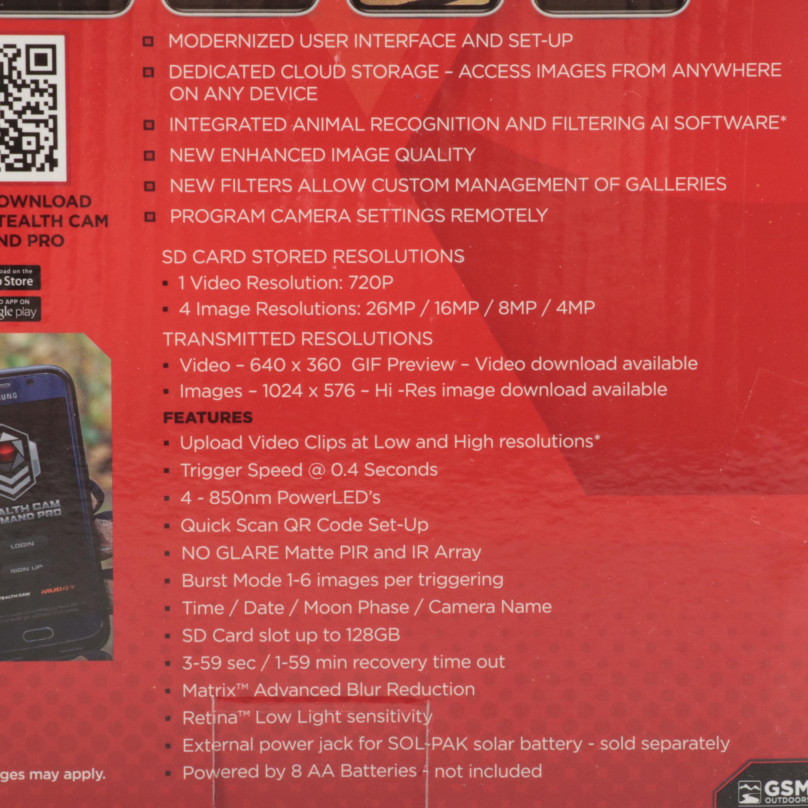 Stealth Cam Fusion X Cellular Trail Cameras with Muddy SD/Micro SD Card Reader