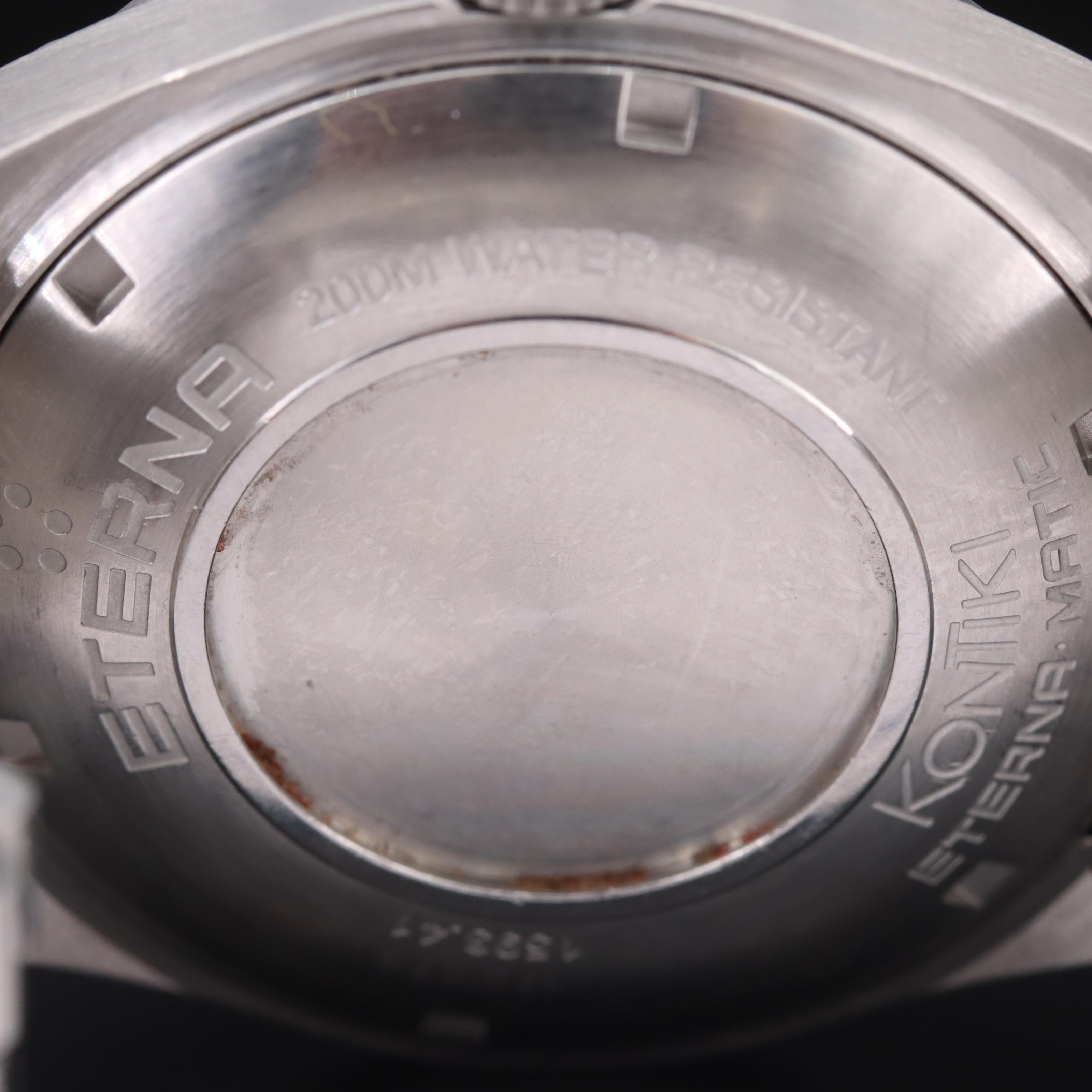 Eterna KonTiki Matic GMT World Time 42mm Steel Automatic Watch