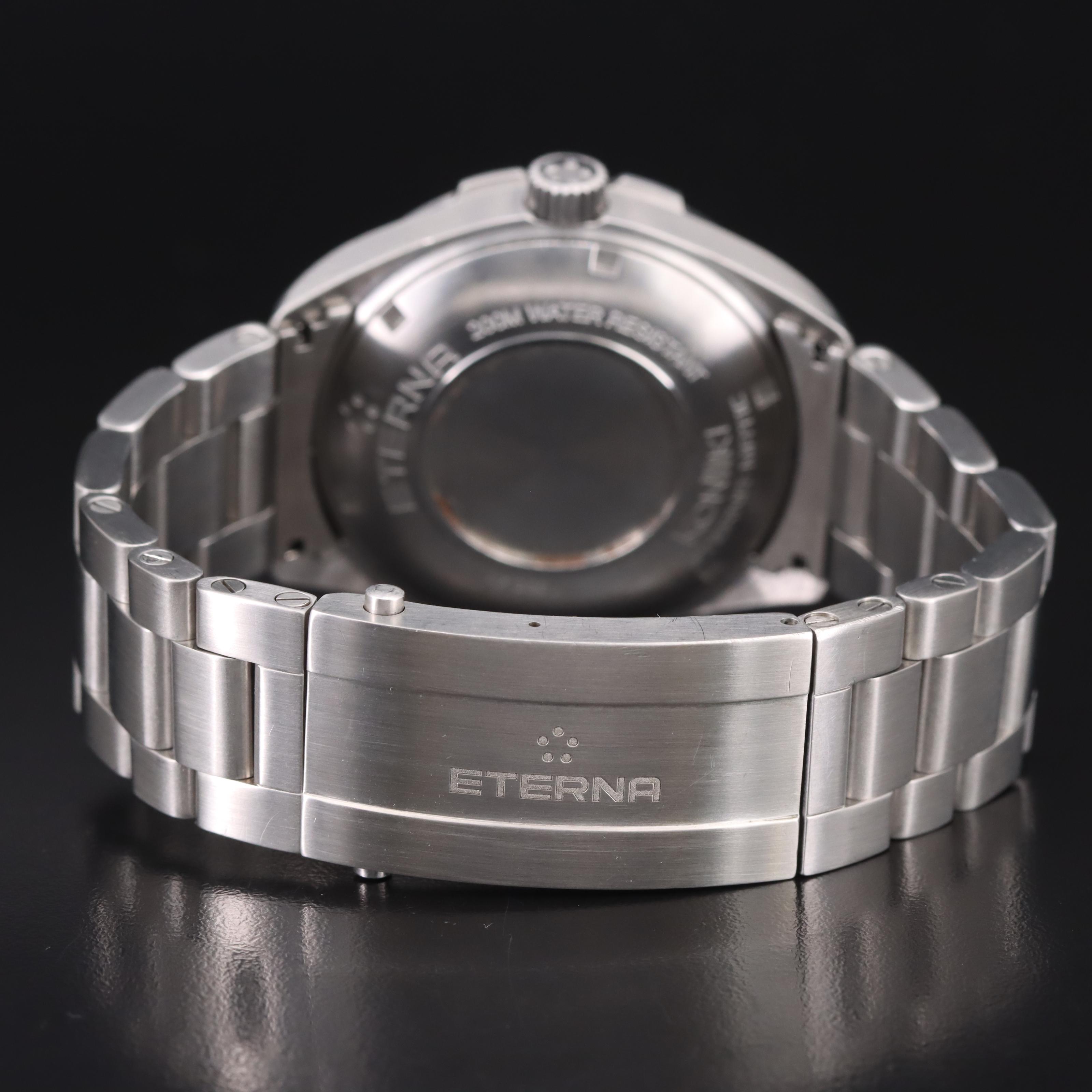 Eterna KonTiki Matic GMT World Time 42mm Steel Automatic Watch