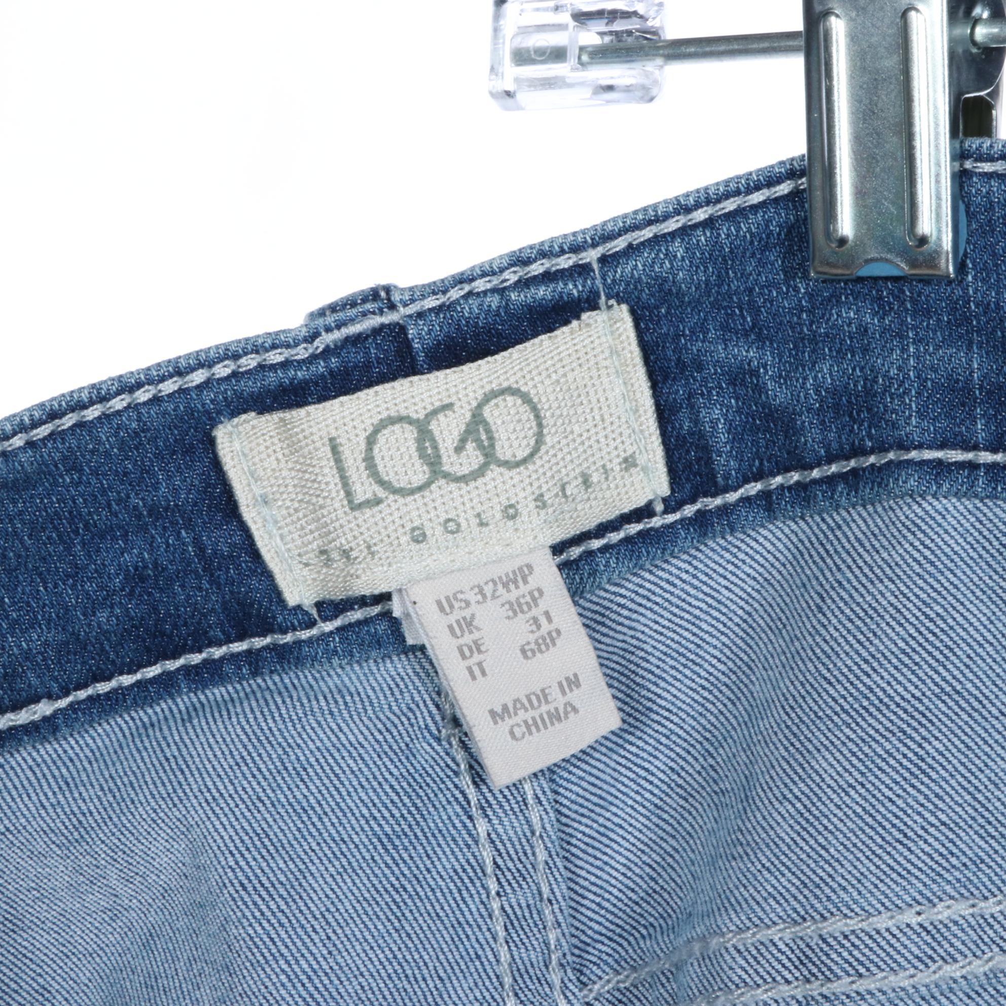 Logo by Lori Goldstein Five Pocket Jeans