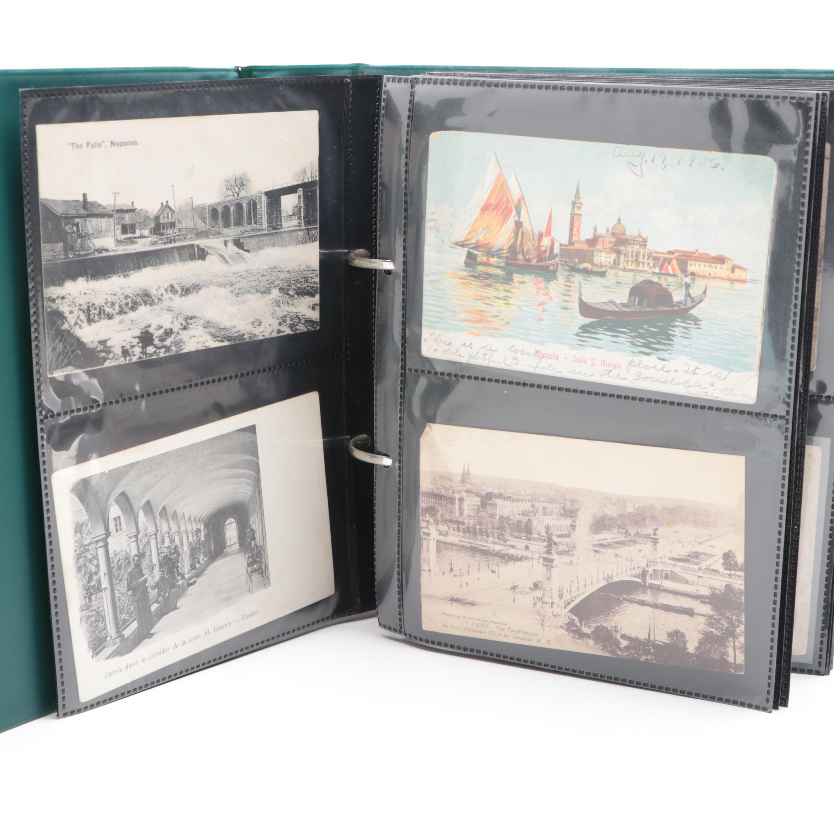 Postcard Album with Feik & Rausch, S.H. Knox & Co., and More Postcards