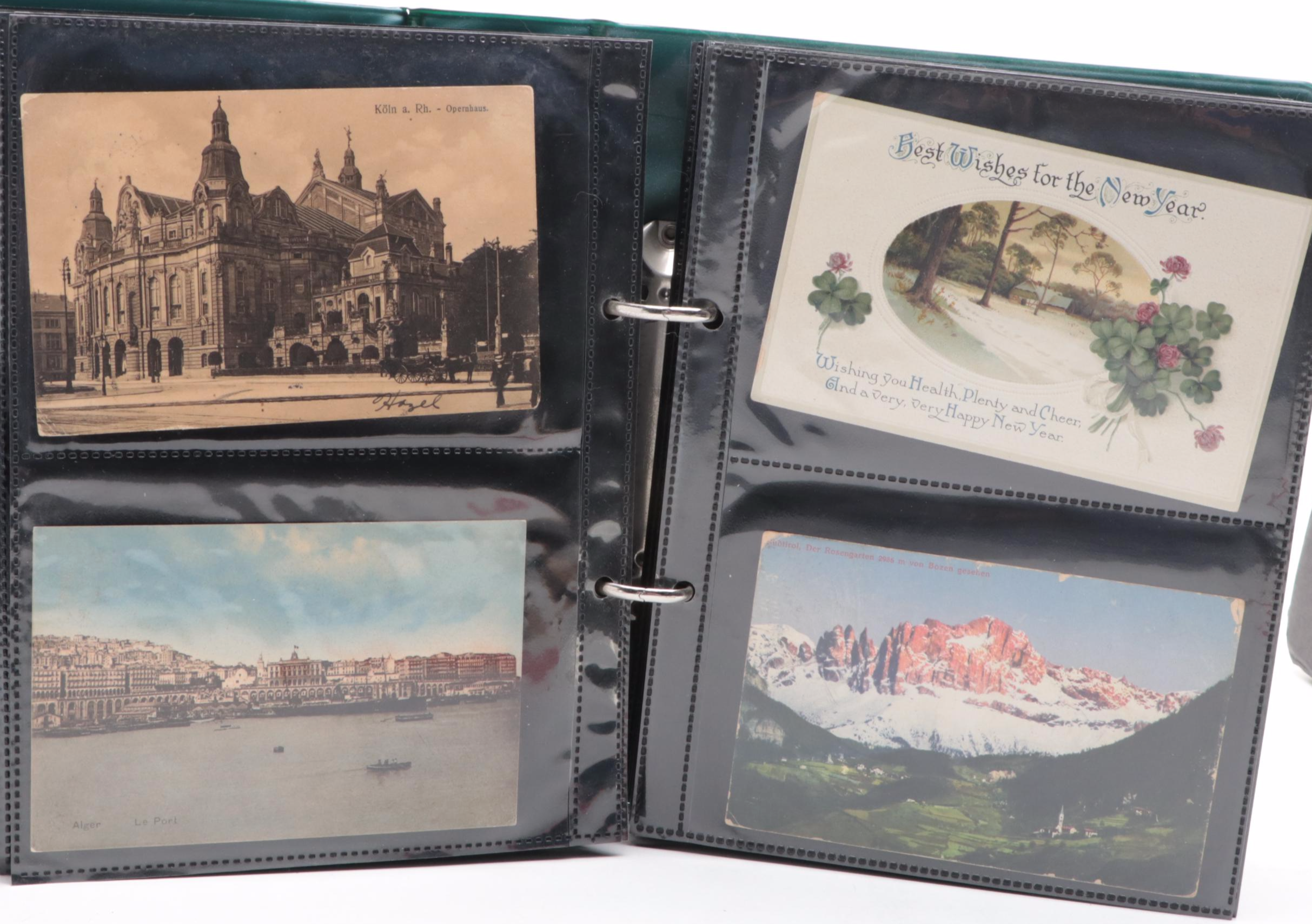 Postcard Album with Feik & Rausch, S.H. Knox & Co., and More Postcards