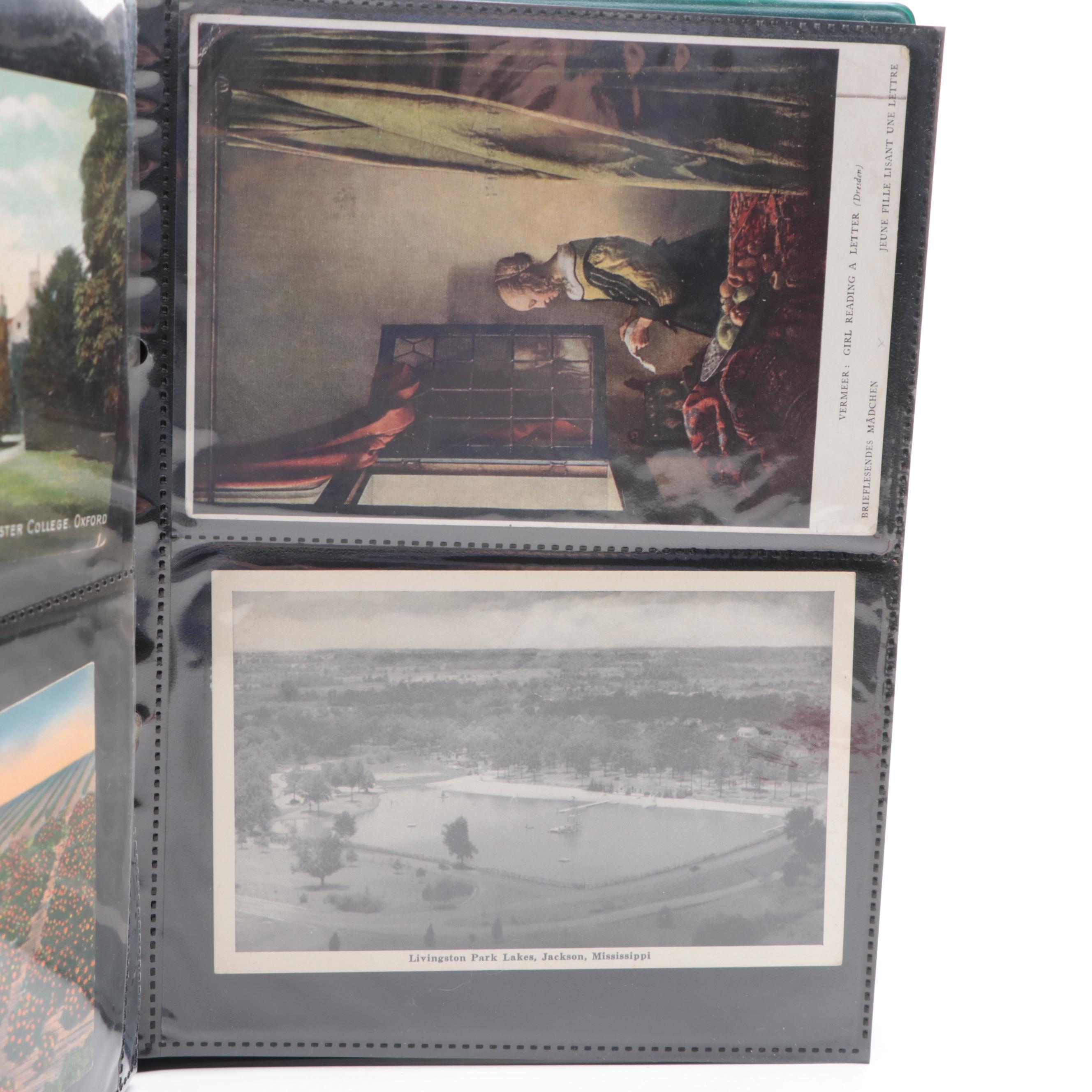 Postcard Album with Feik & Rausch, S.H. Knox & Co., and More Postcards