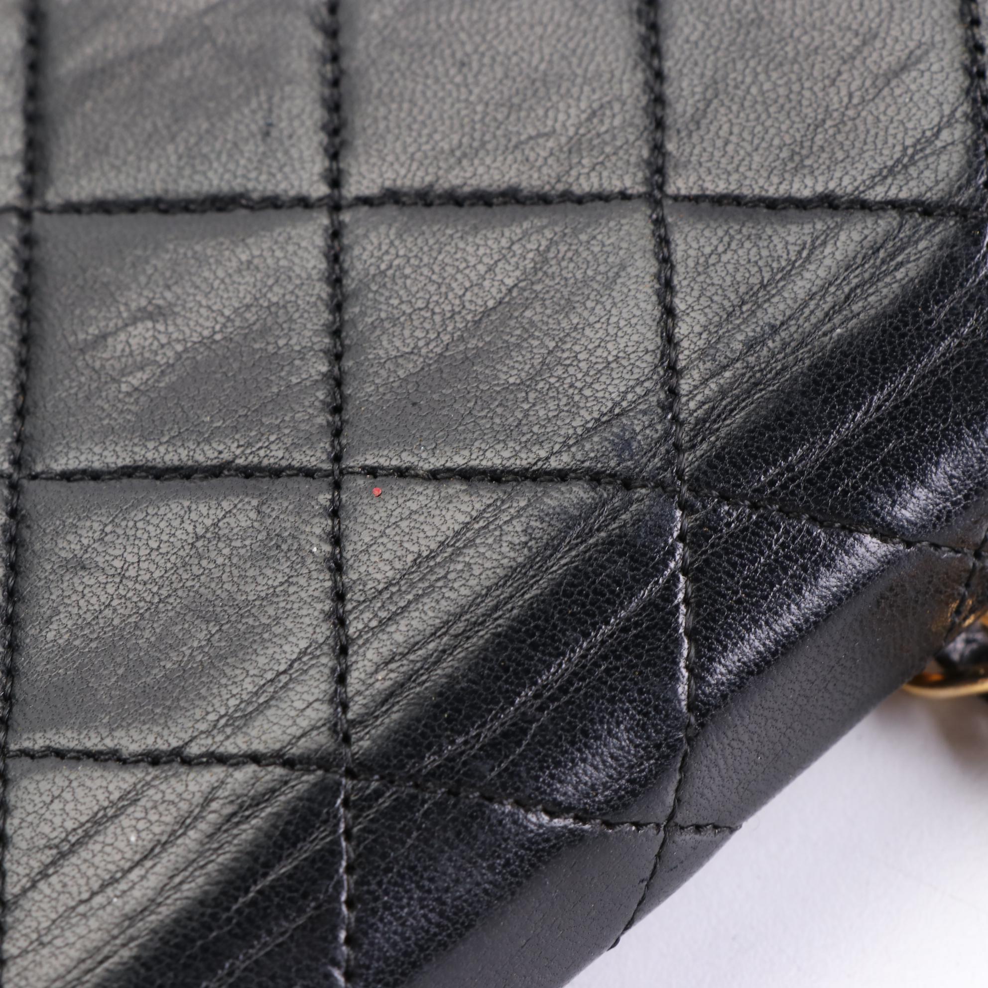 Chanel CC Flap Front Bag in Quilted Leather