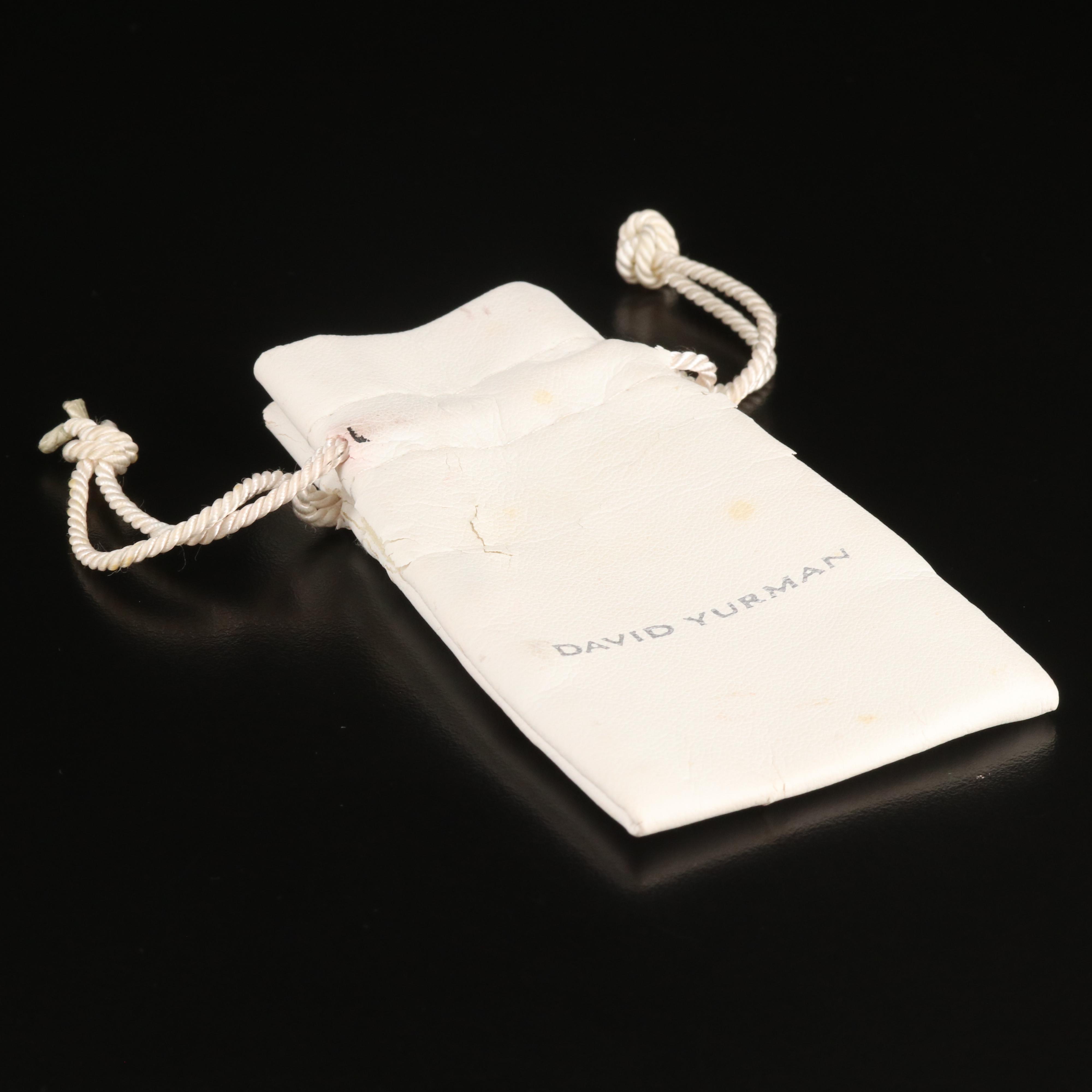 David Yurman Sterling Pearl Earrings