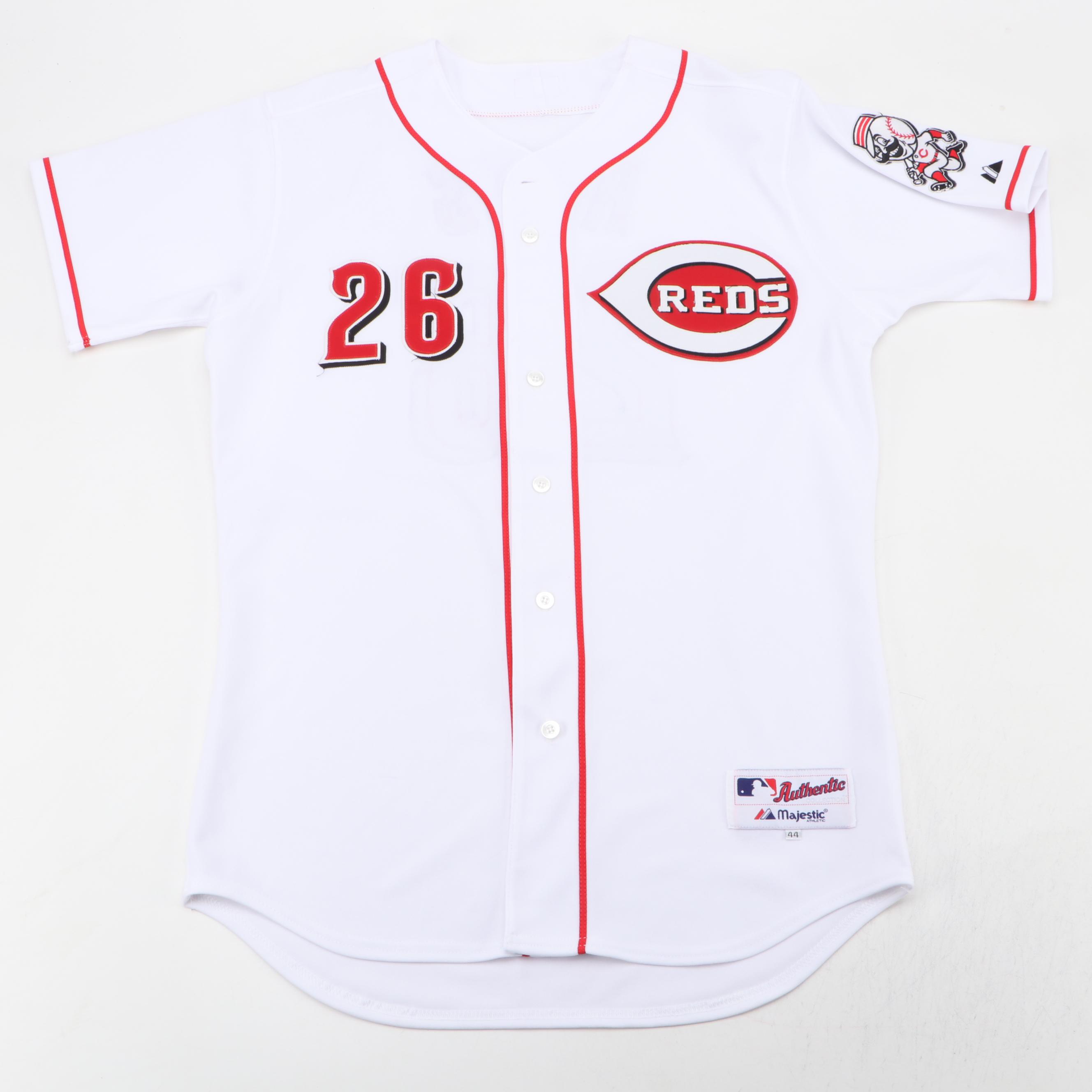 David Ross and Cody Reed Signed Cincinnati Reds Baseball Jerseys