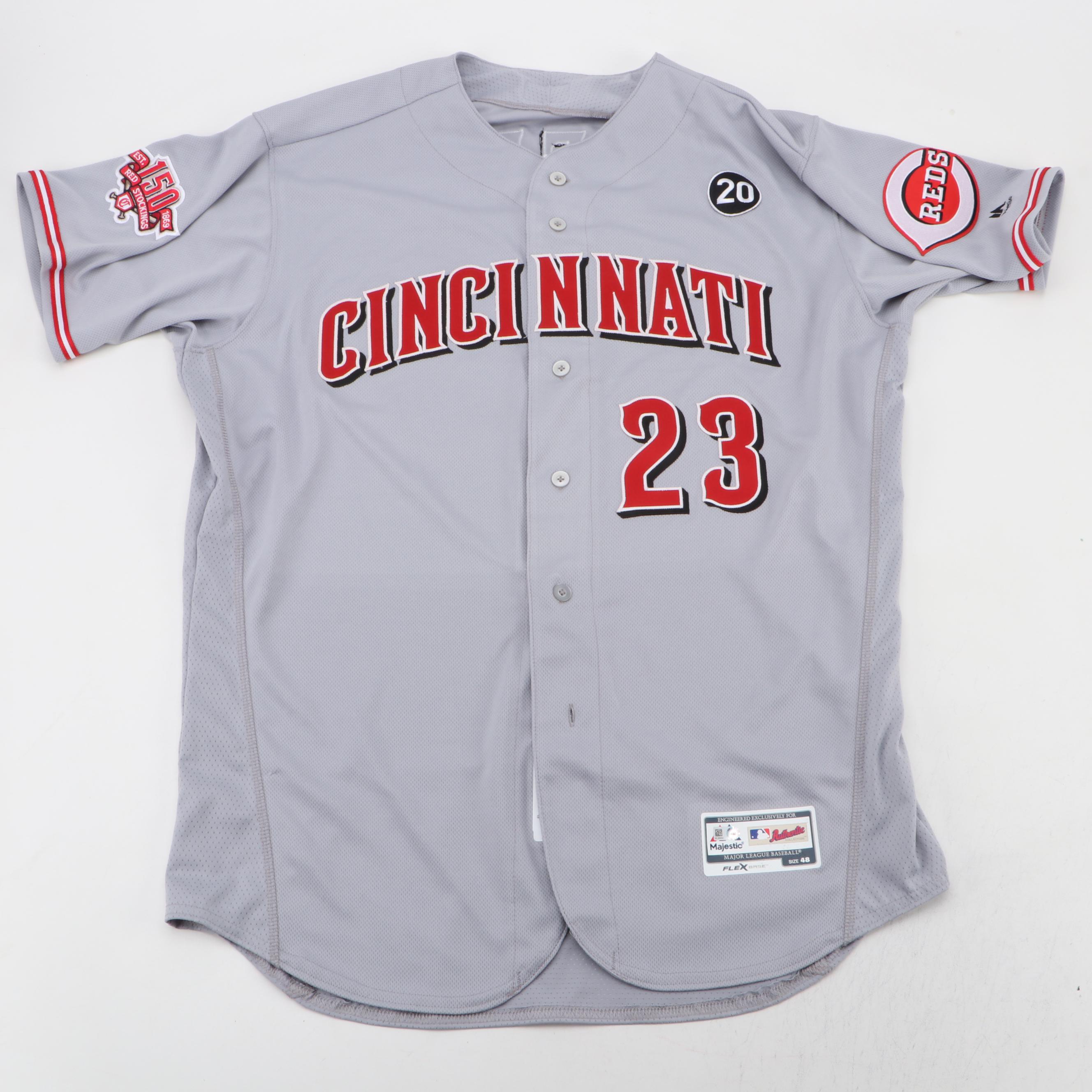 David Ross and Cody Reed Signed Cincinnati Reds Baseball Jerseys