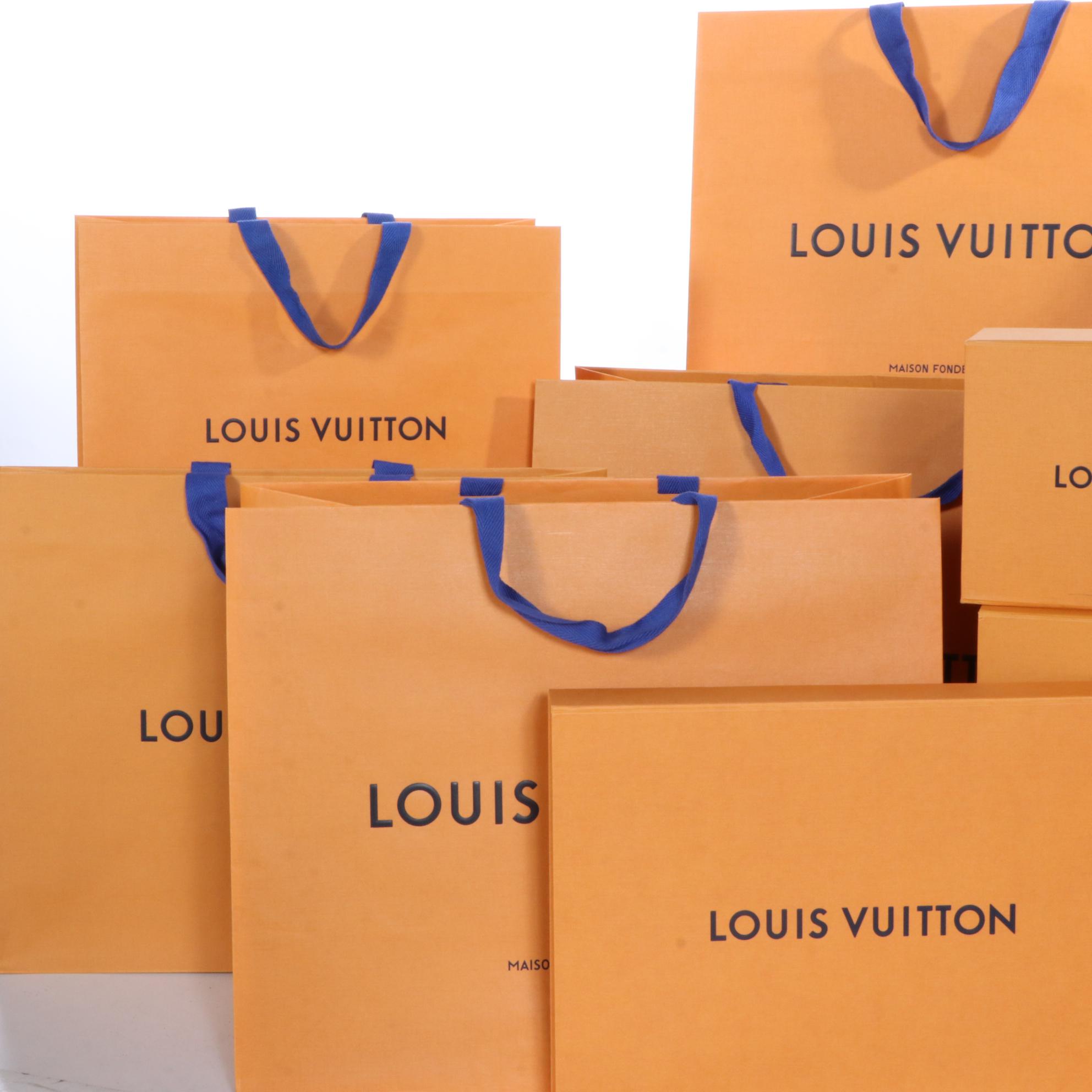 Louis Vuitton Retail Boxes and Bags