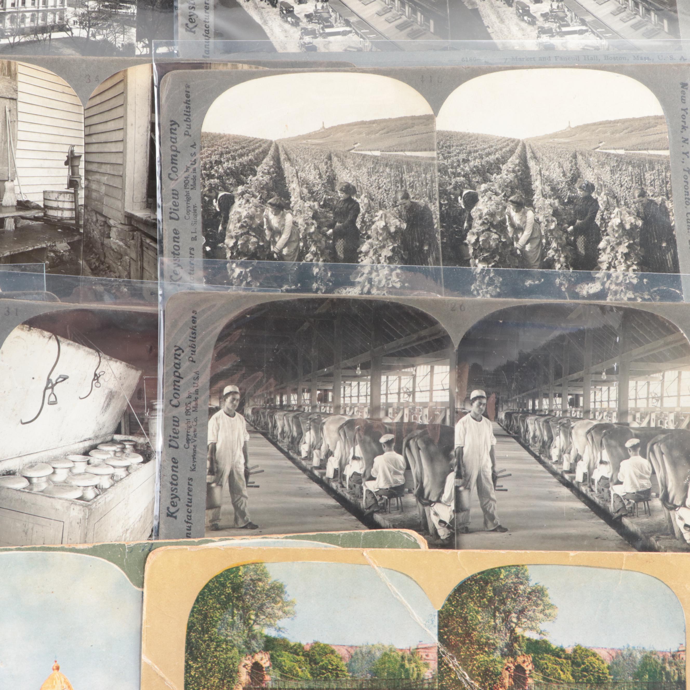 Keystone View Company, Webster & Albee and More Stereoview Cards