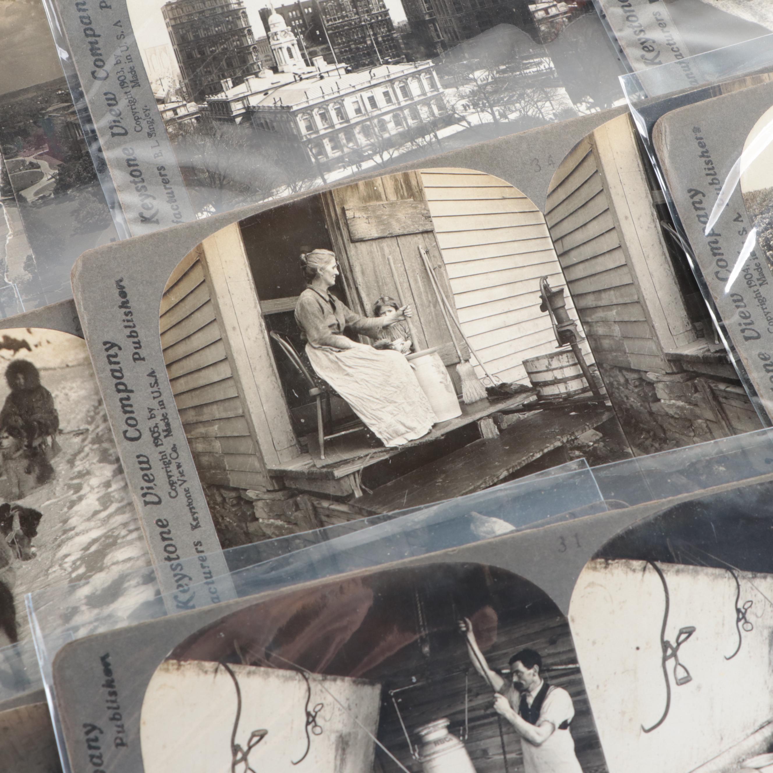 Keystone View Company, Webster & Albee and More Stereoview Cards