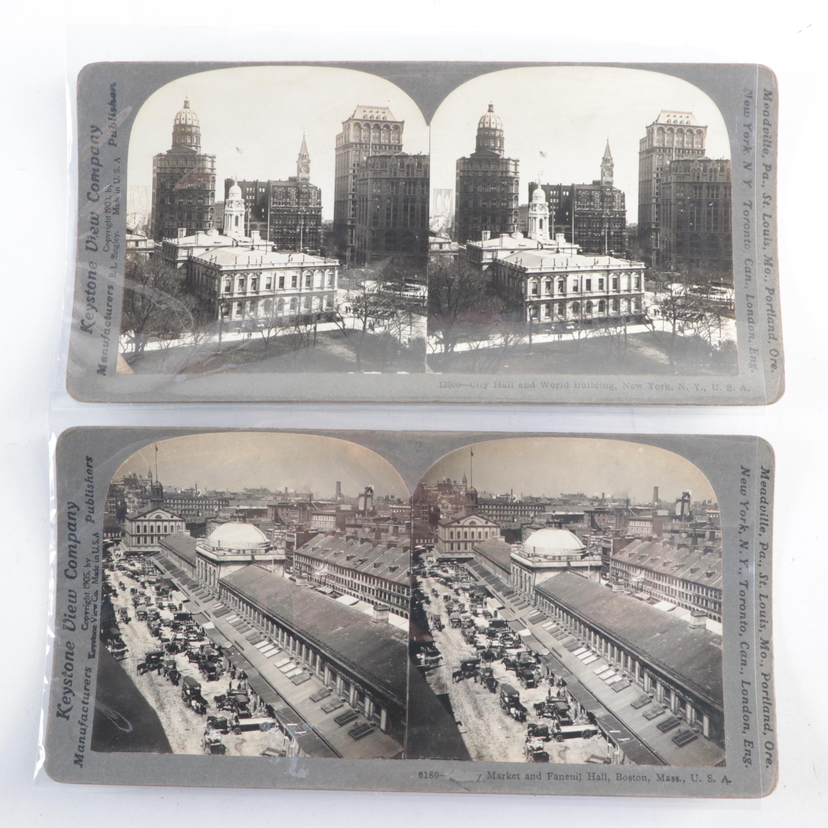Keystone View Company, Webster & Albee and More Stereoview Cards