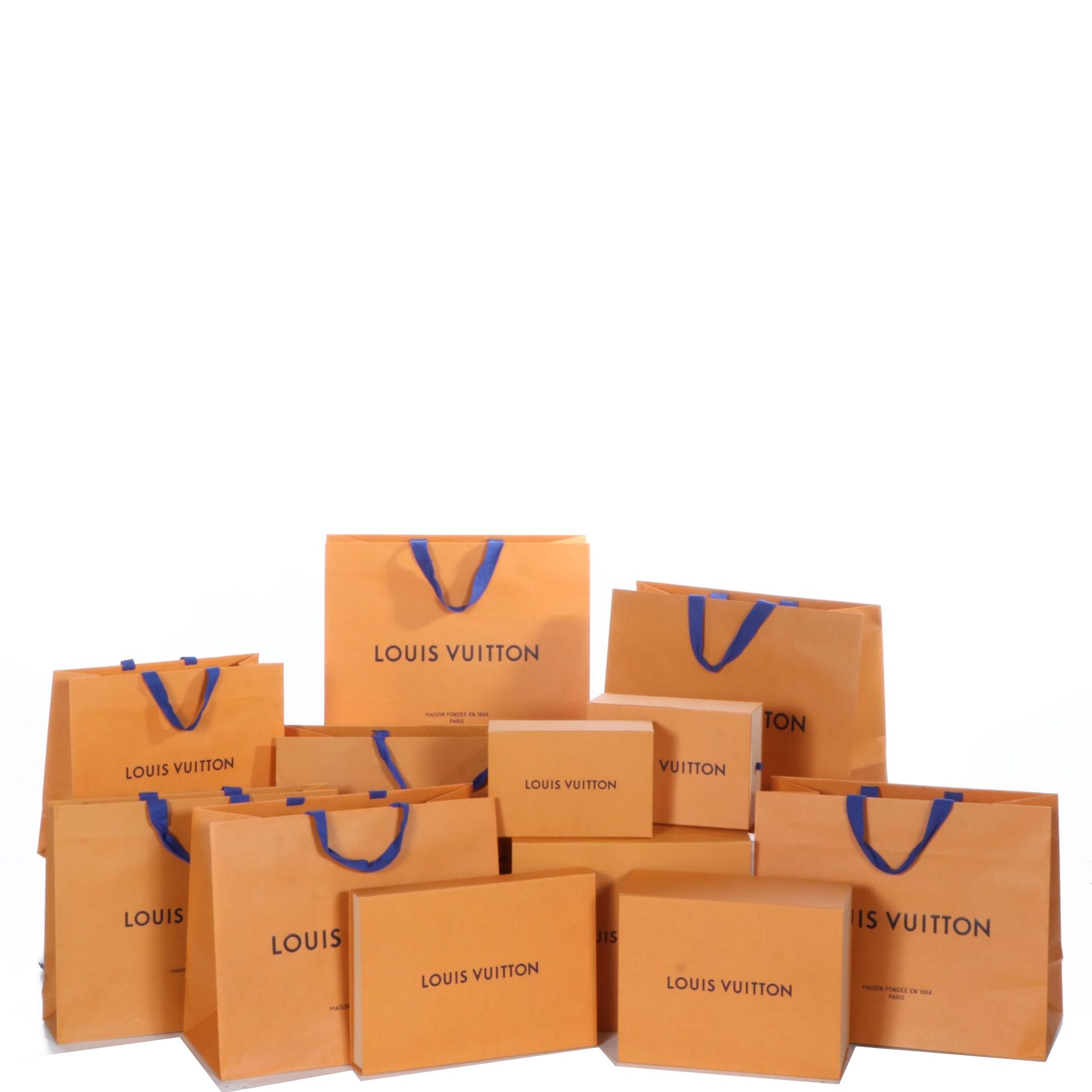 Louis Vuitton Retail Boxes and Bags