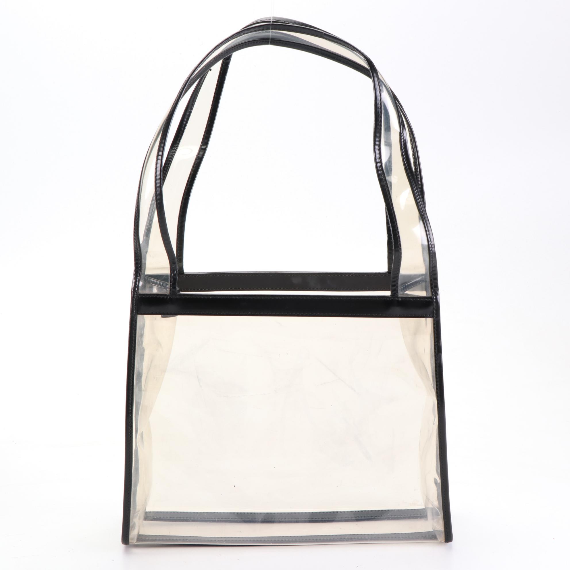 Gucci PVC and Leather Shoulder Bag