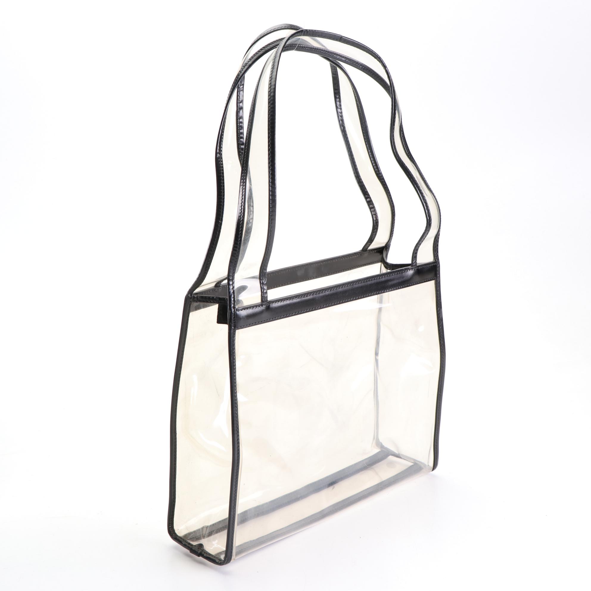 Gucci PVC and Leather Shoulder Bag