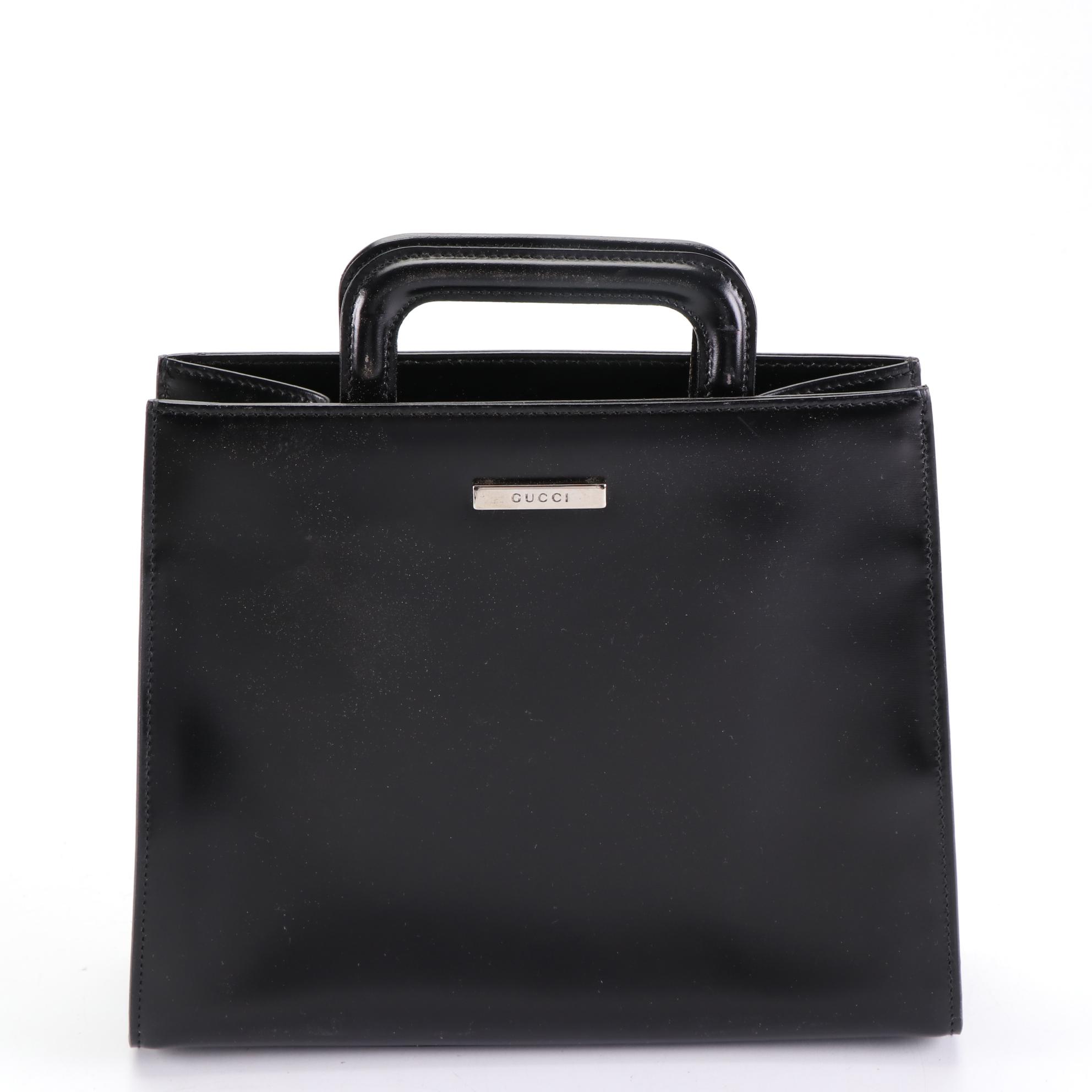 Gucci PVC and Leather Shoulder Bag