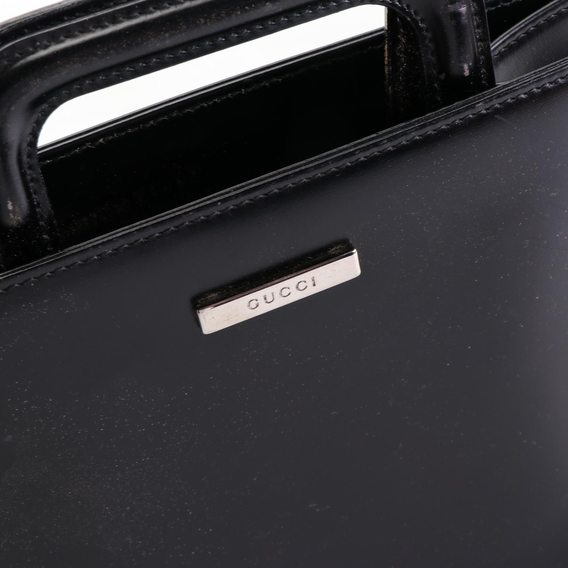 Gucci PVC and Leather Shoulder Bag