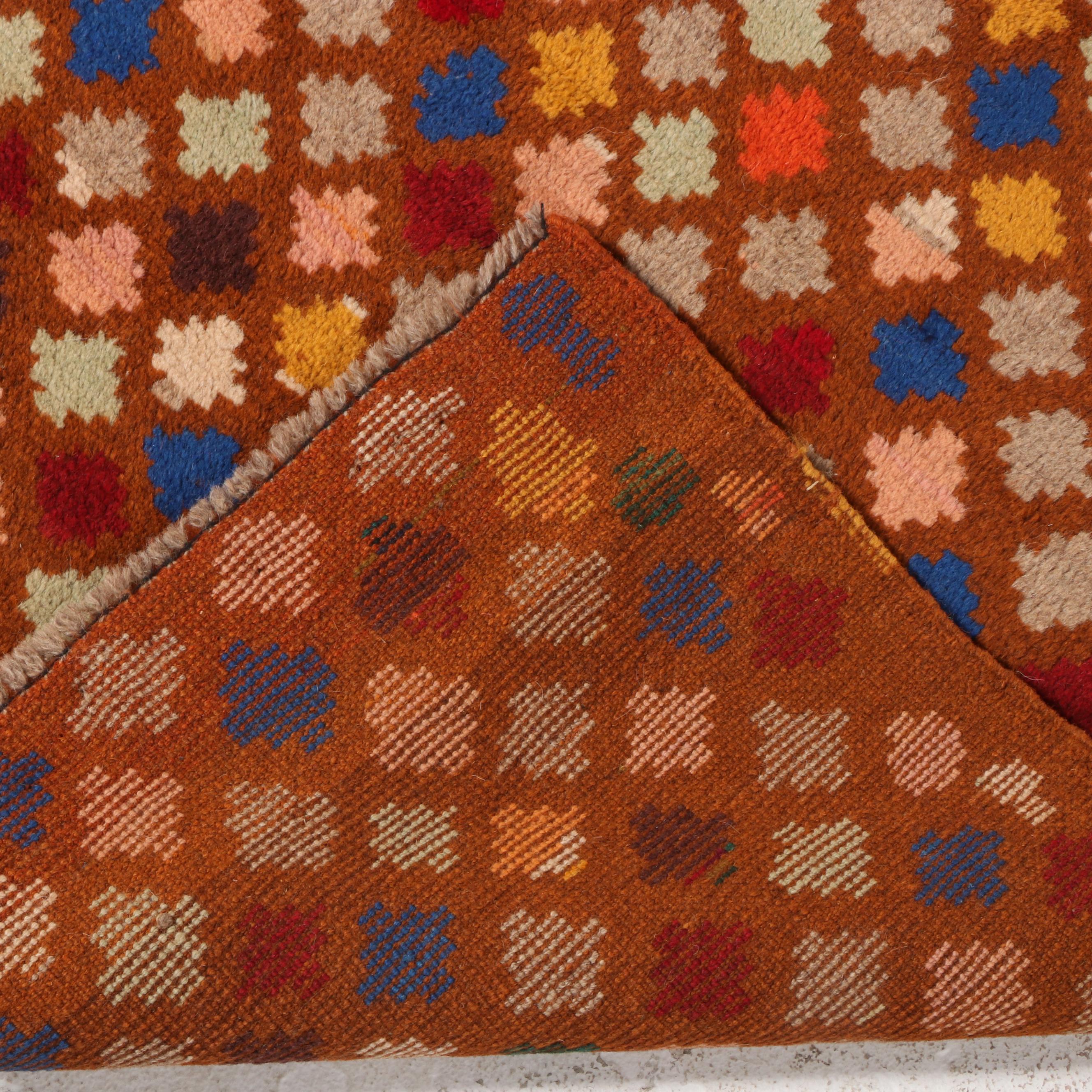 2'9 x 4'2 Hand-Knotted Persian Gabbeh Accent Rug