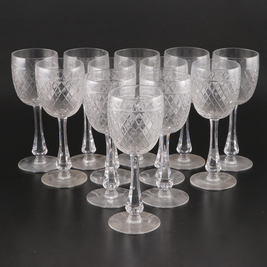 Seneca Glass Company Water Goblets, Early to Mid-20th Century