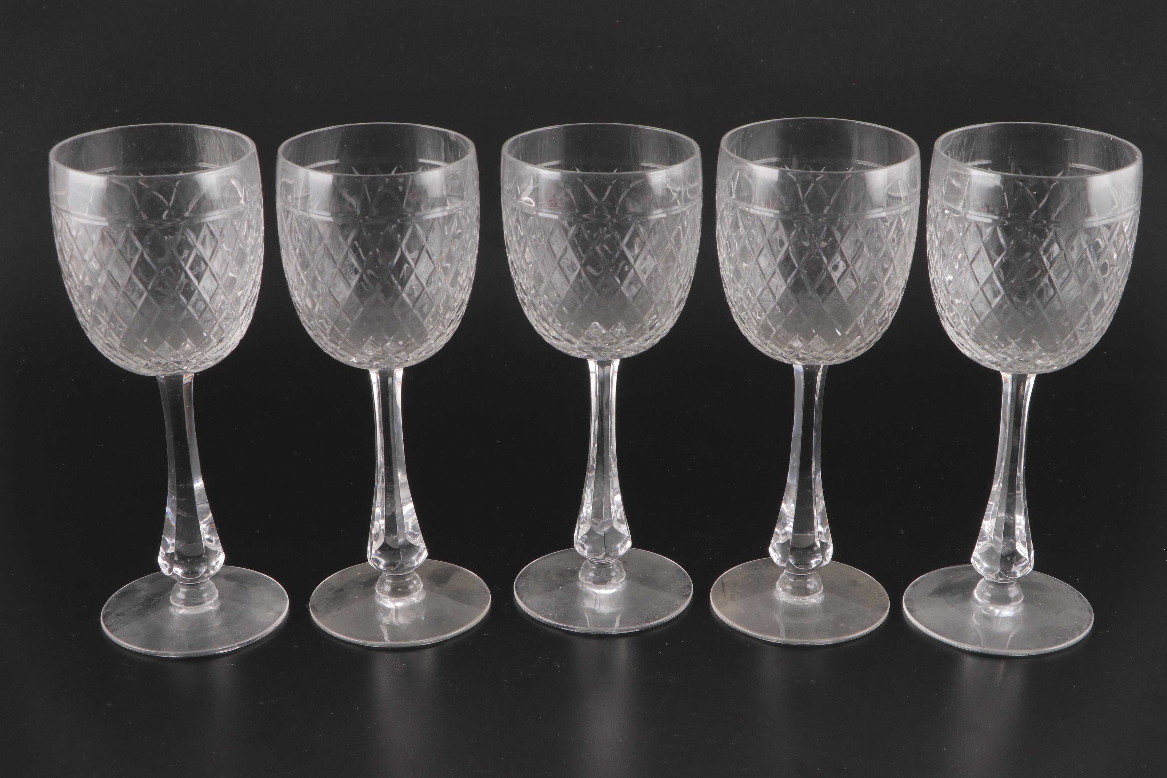 Seneca Glass Company Water Goblets, Early to Mid-20th Century