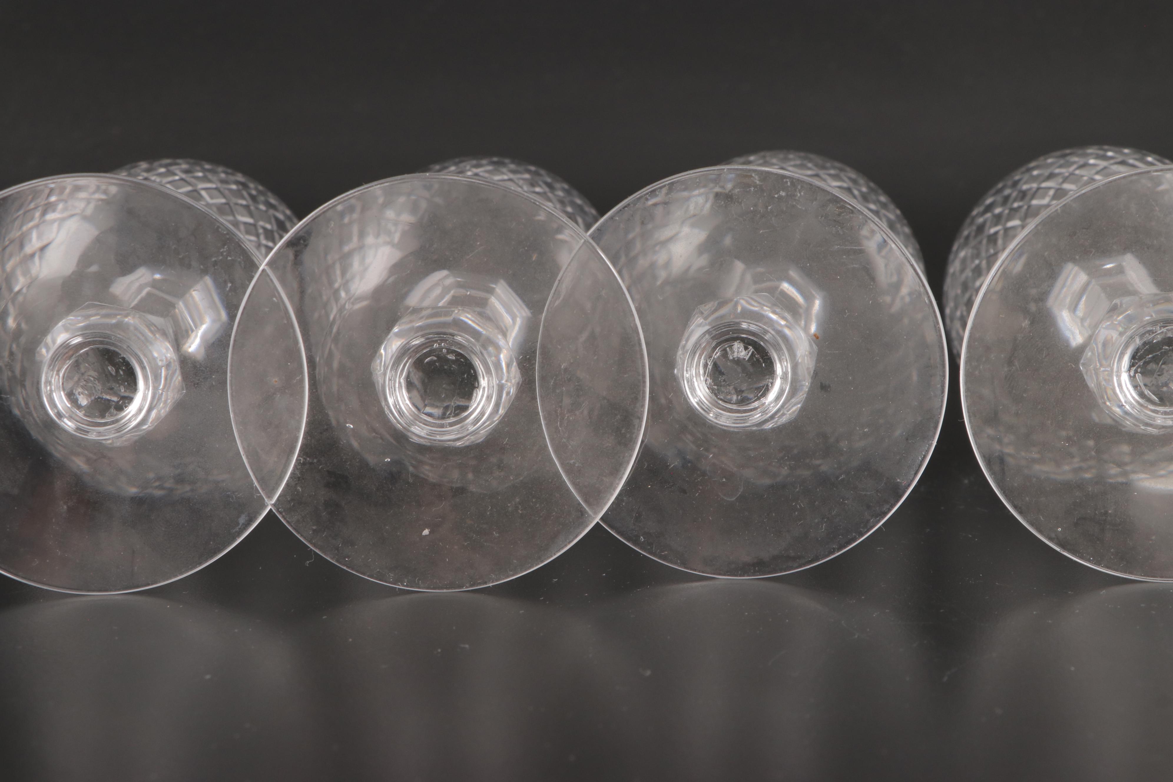 Seneca Glass Company Water Goblets, Early to Mid-20th Century