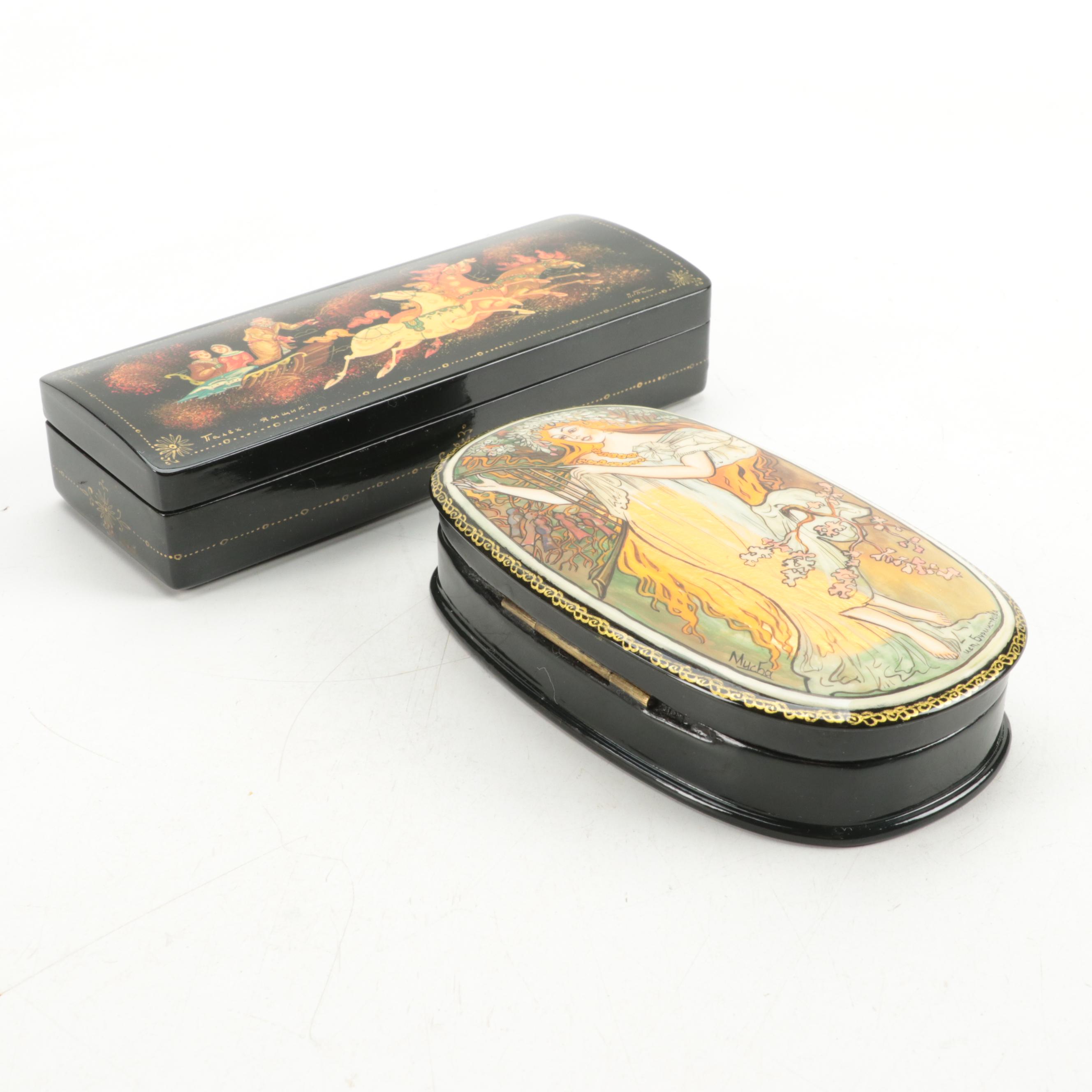 Russian Fairy Tale and Other Lacquer Boxes