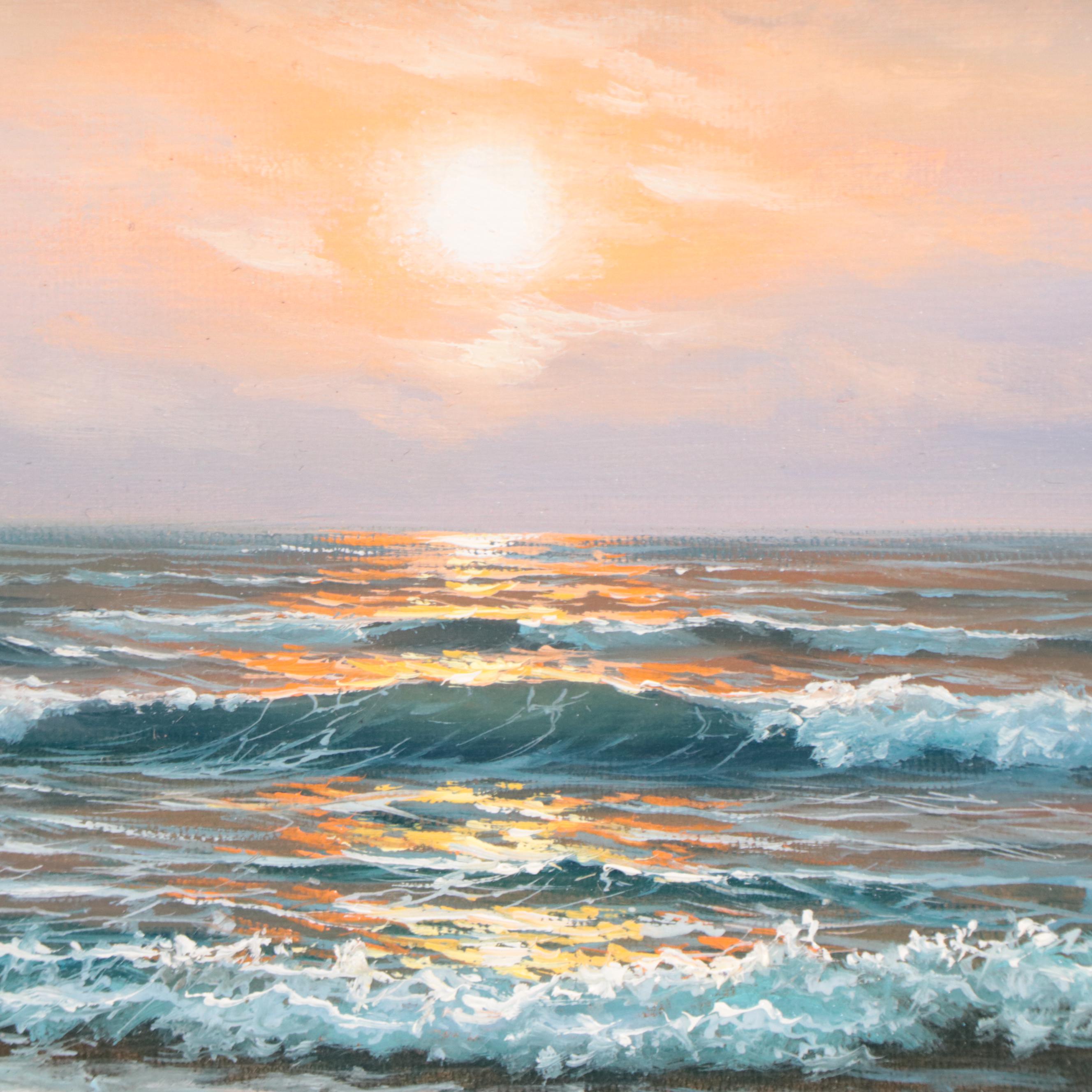 Jevgenijus Litvinas Seascape Oil Painting, 21st Century