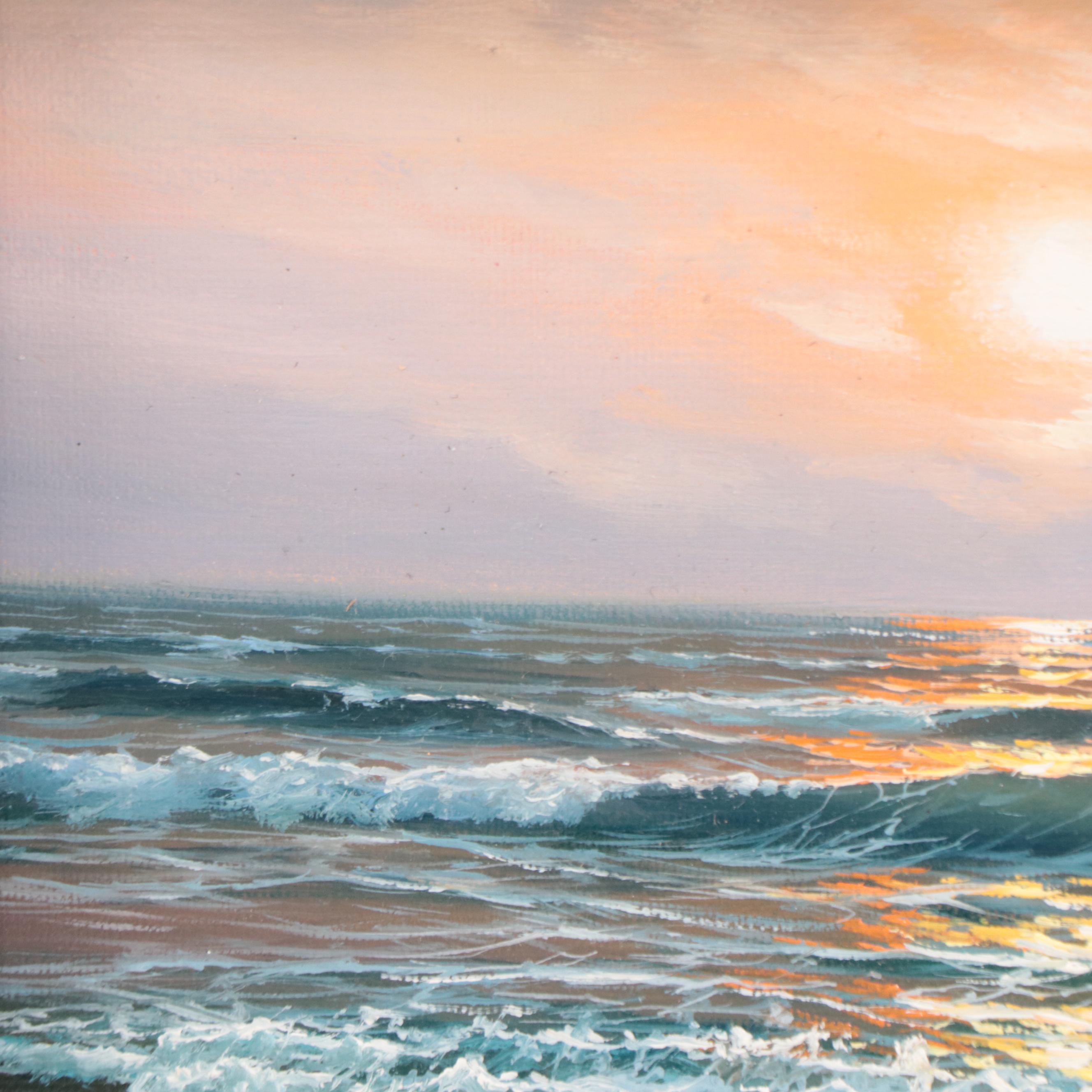 Jevgenijus Litvinas Seascape Oil Painting, 21st Century