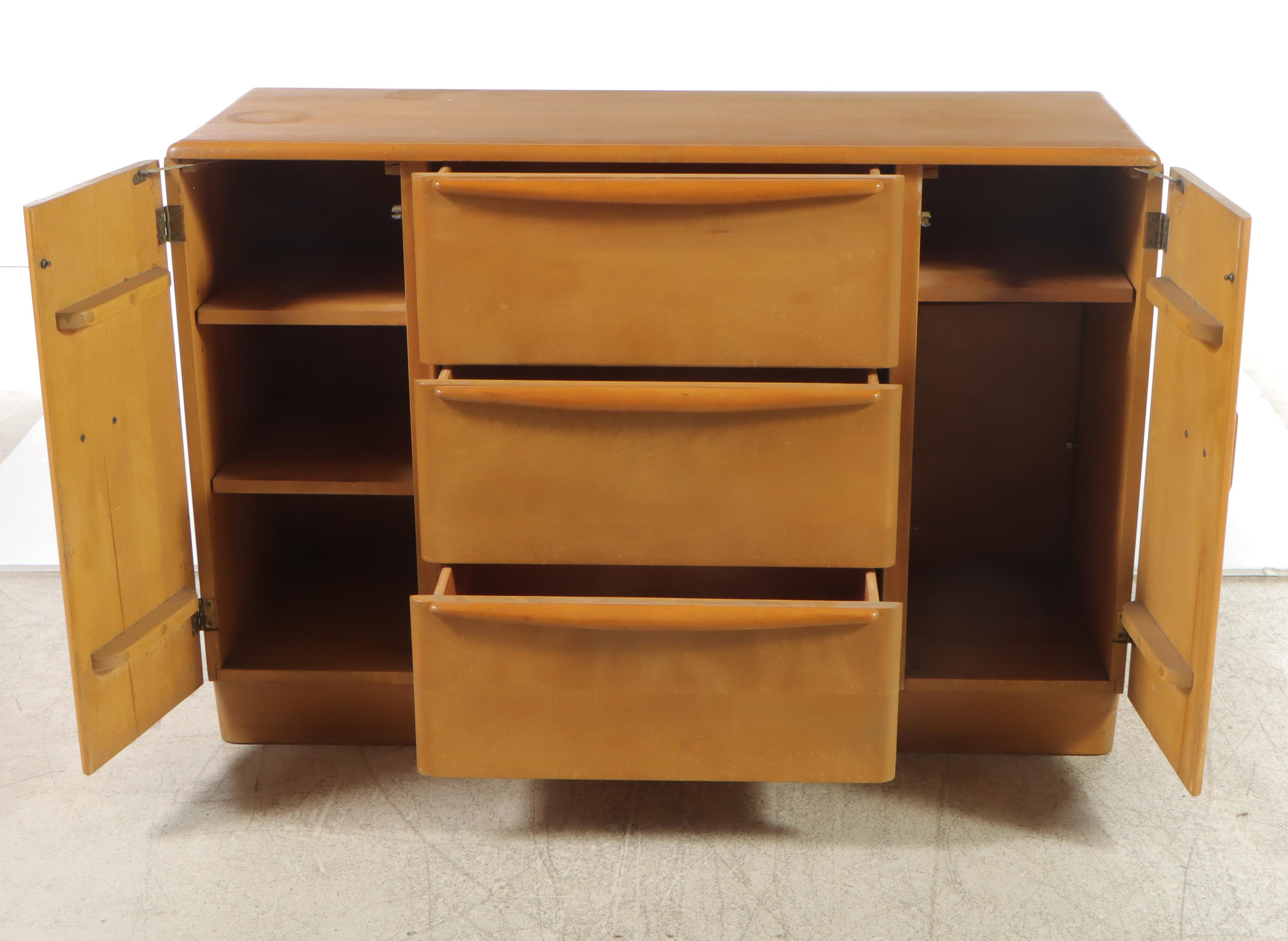 Heywood-Wakefield Mid Century Modern Buffet in Wheat Finish