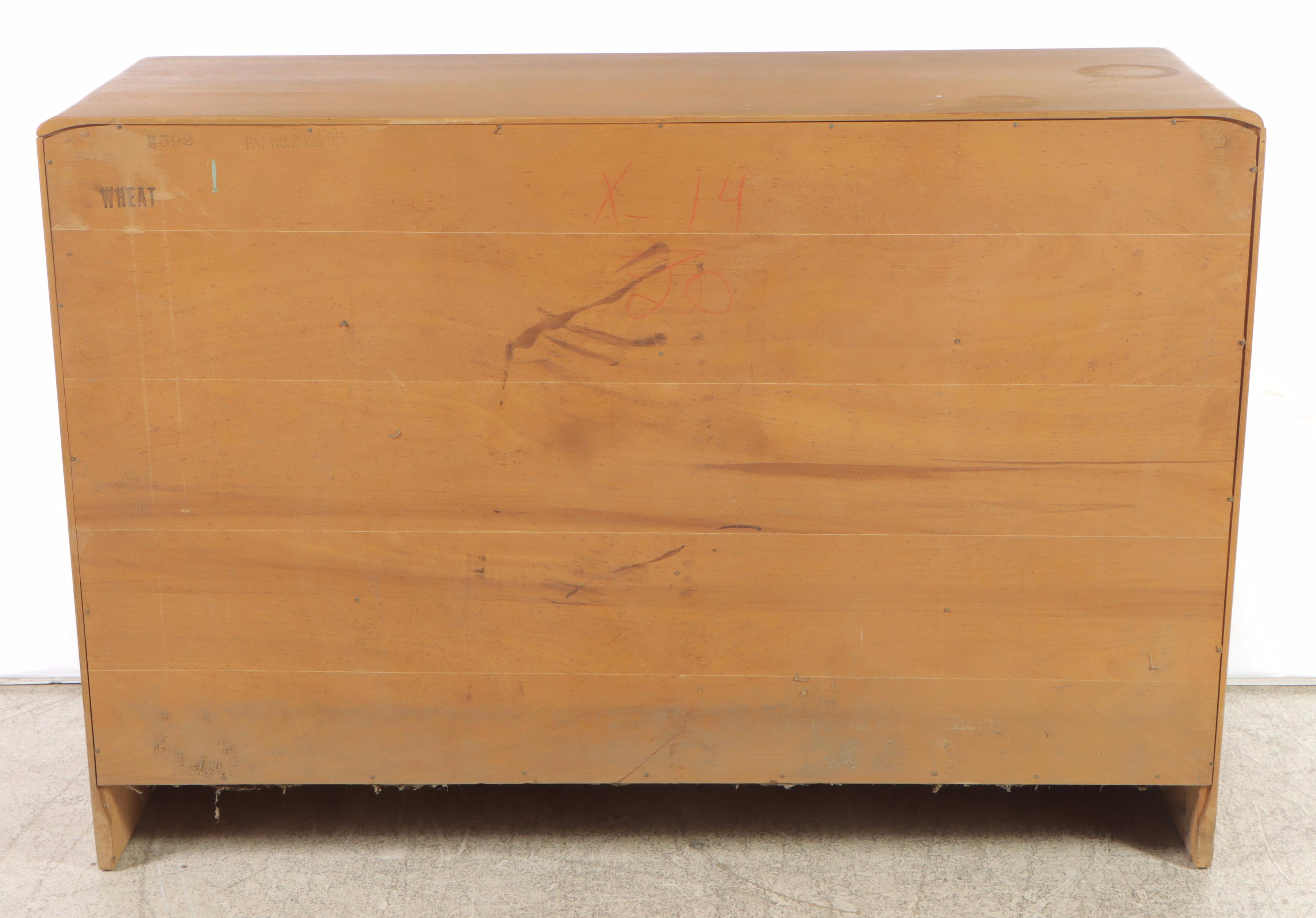 Heywood-Wakefield Mid Century Modern Buffet in Wheat Finish
