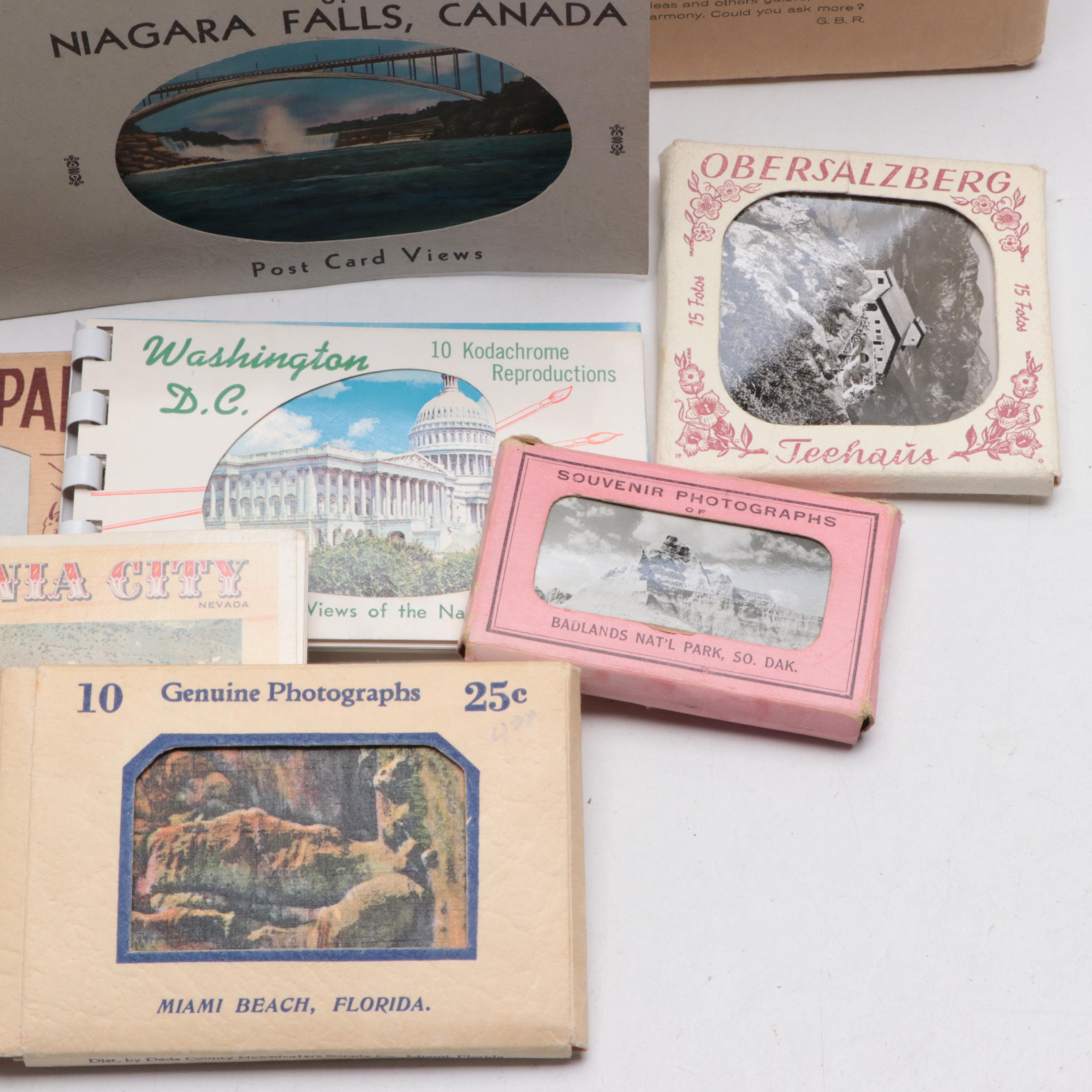 Glacier National Park Miniature Postcards, Pompei Souvenir Photo Book, and More