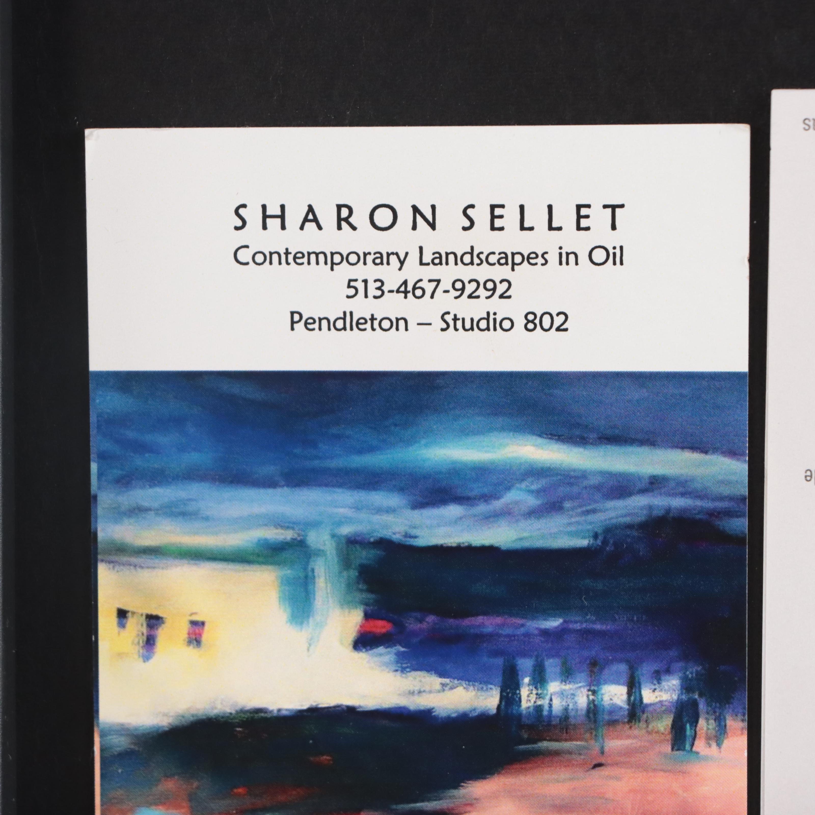 Sharon Sellet Abstract Landscape Oil Painting
