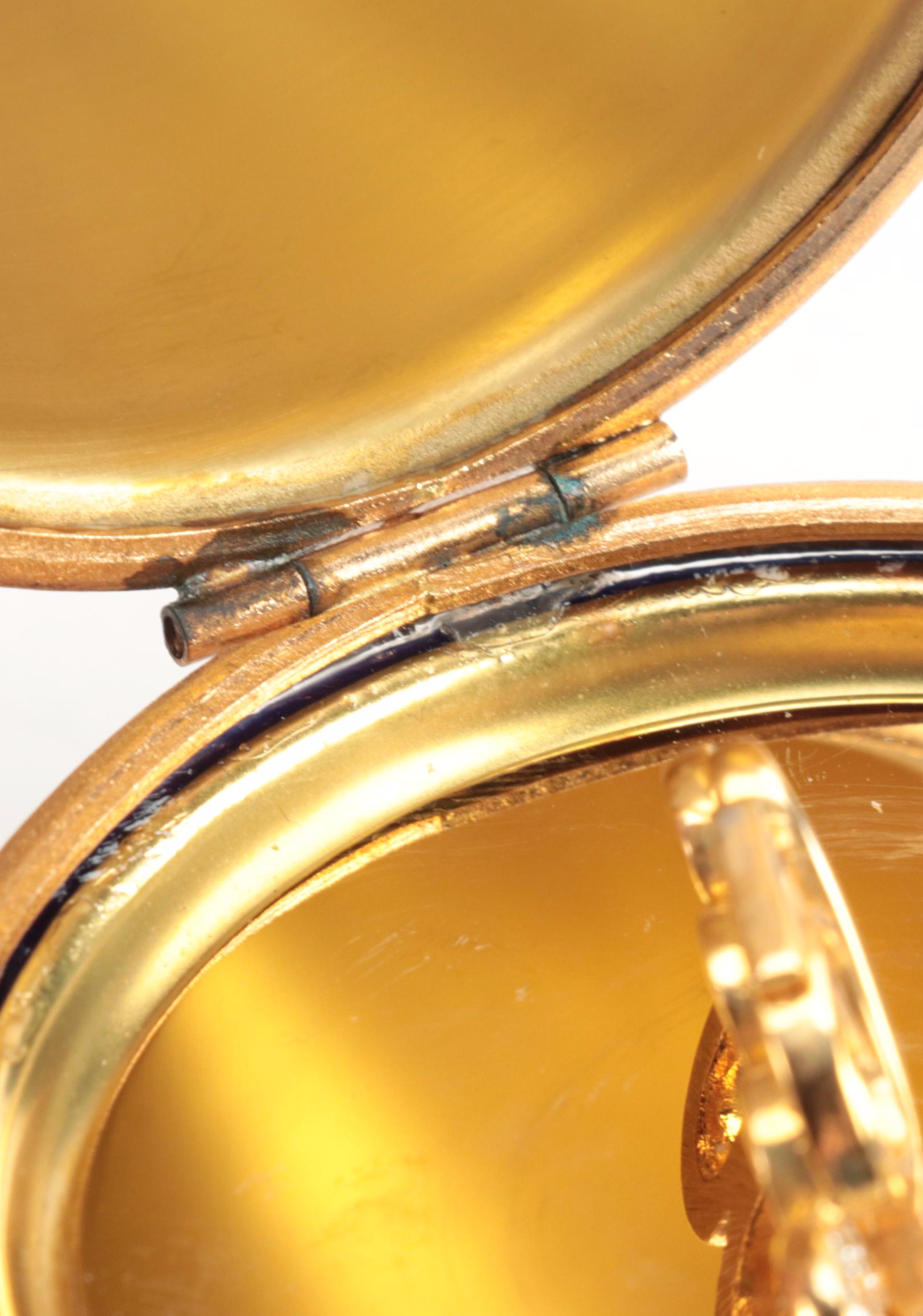 French Limoges Porcelain "Millennium" Faberge Egg, 2000