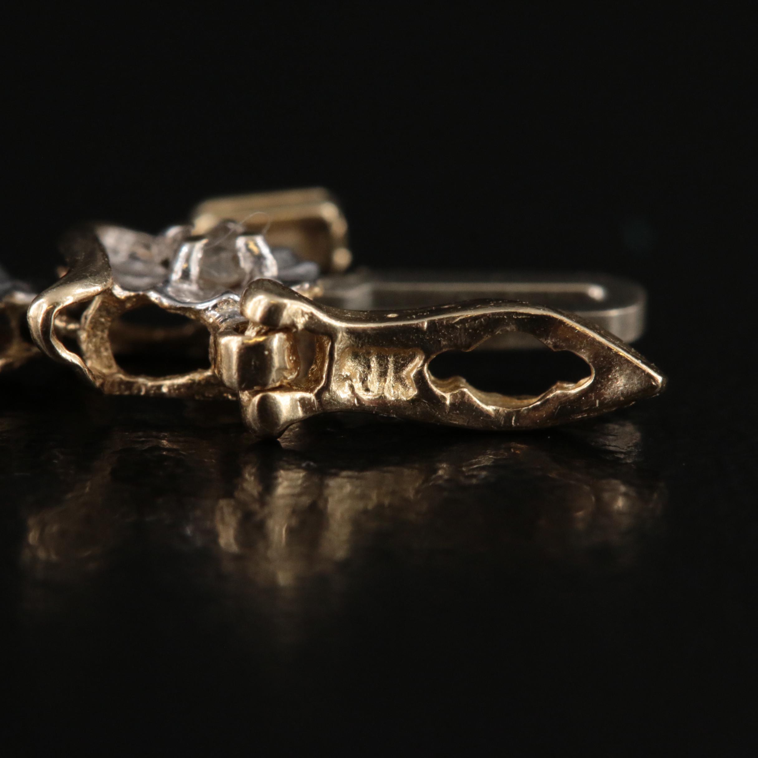 10K Diamond Bracelet