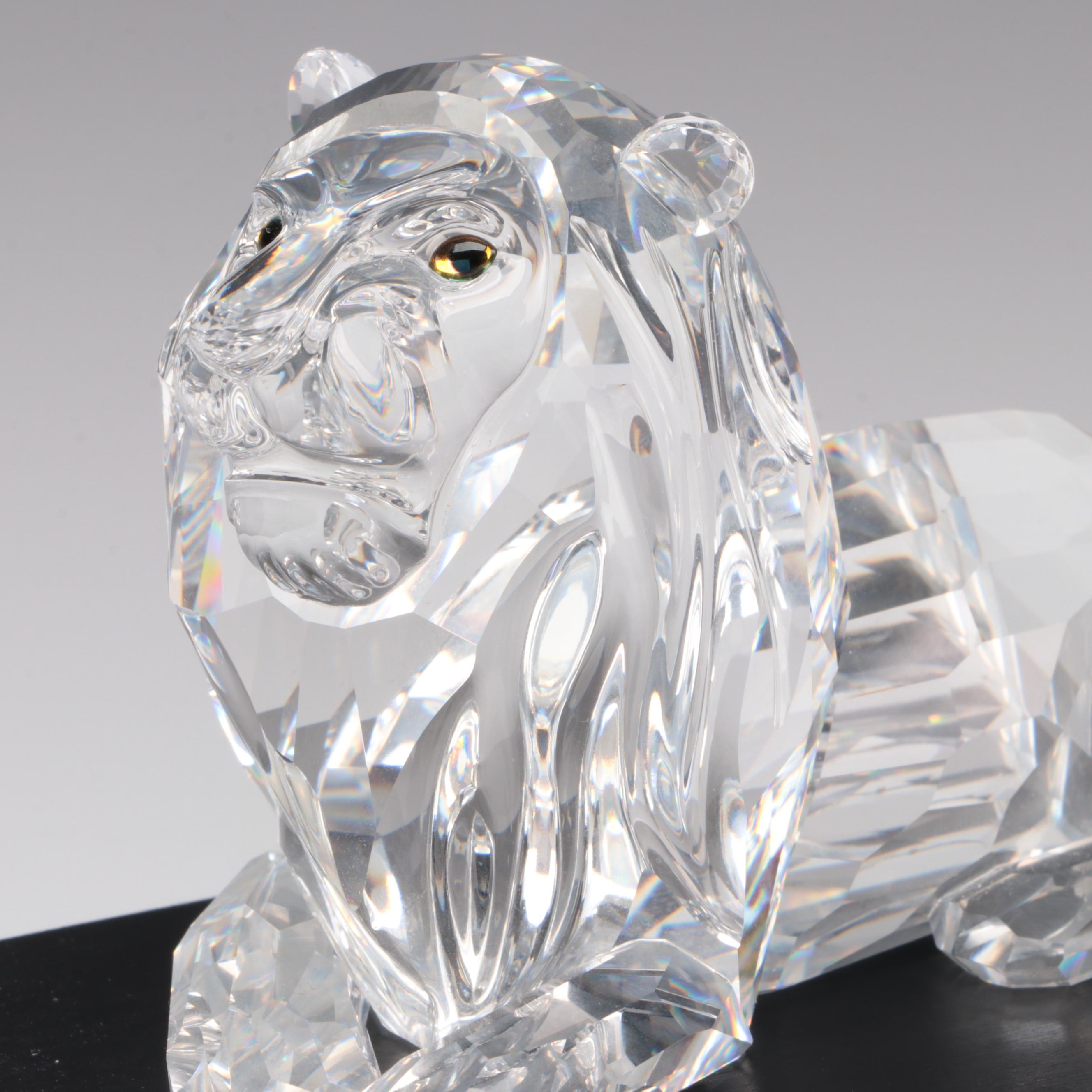 Swarovski Crystal Inspiration Africa Collection Lion Figurine, 1995