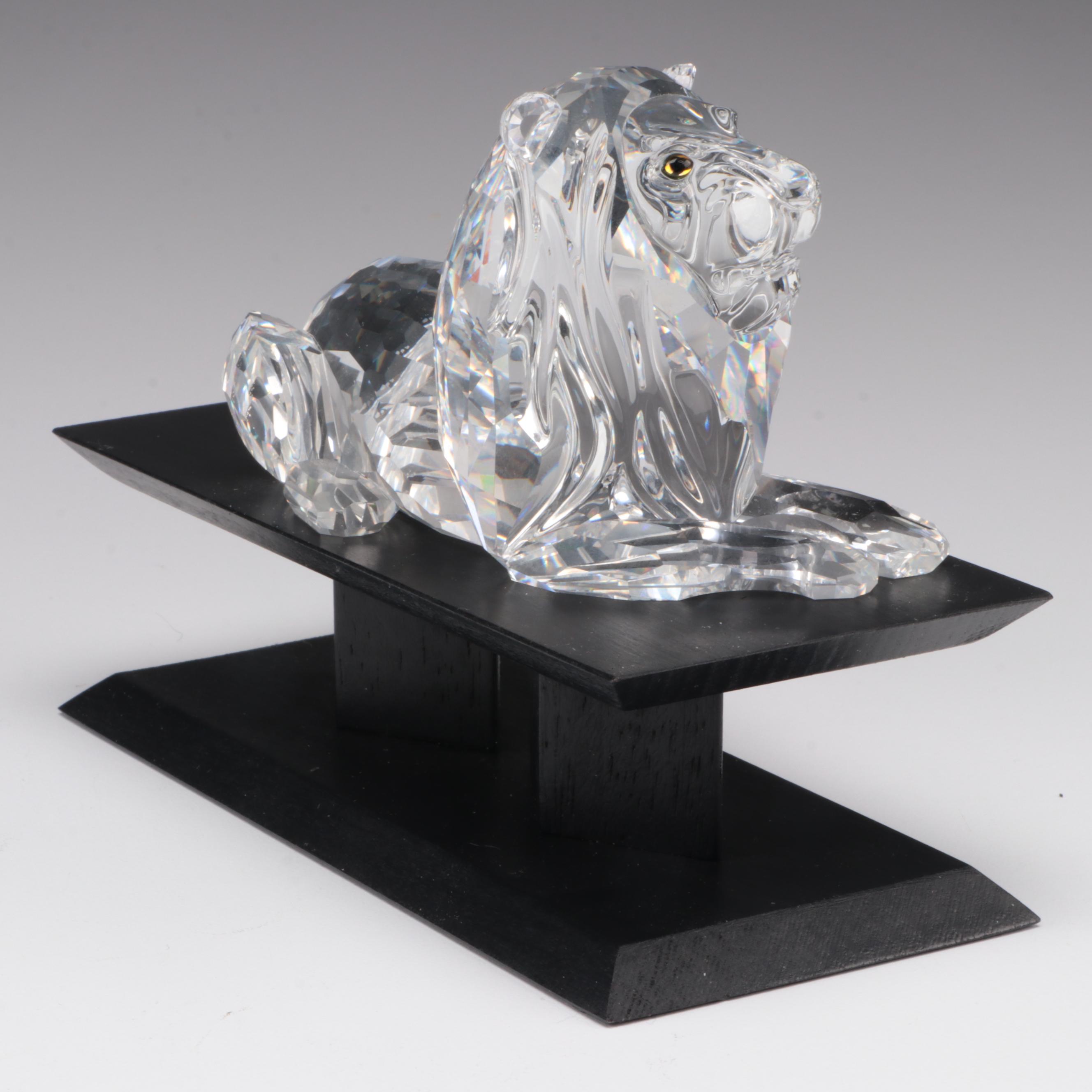 Swarovski Crystal Inspiration Africa Collection Lion Figurine, 1995