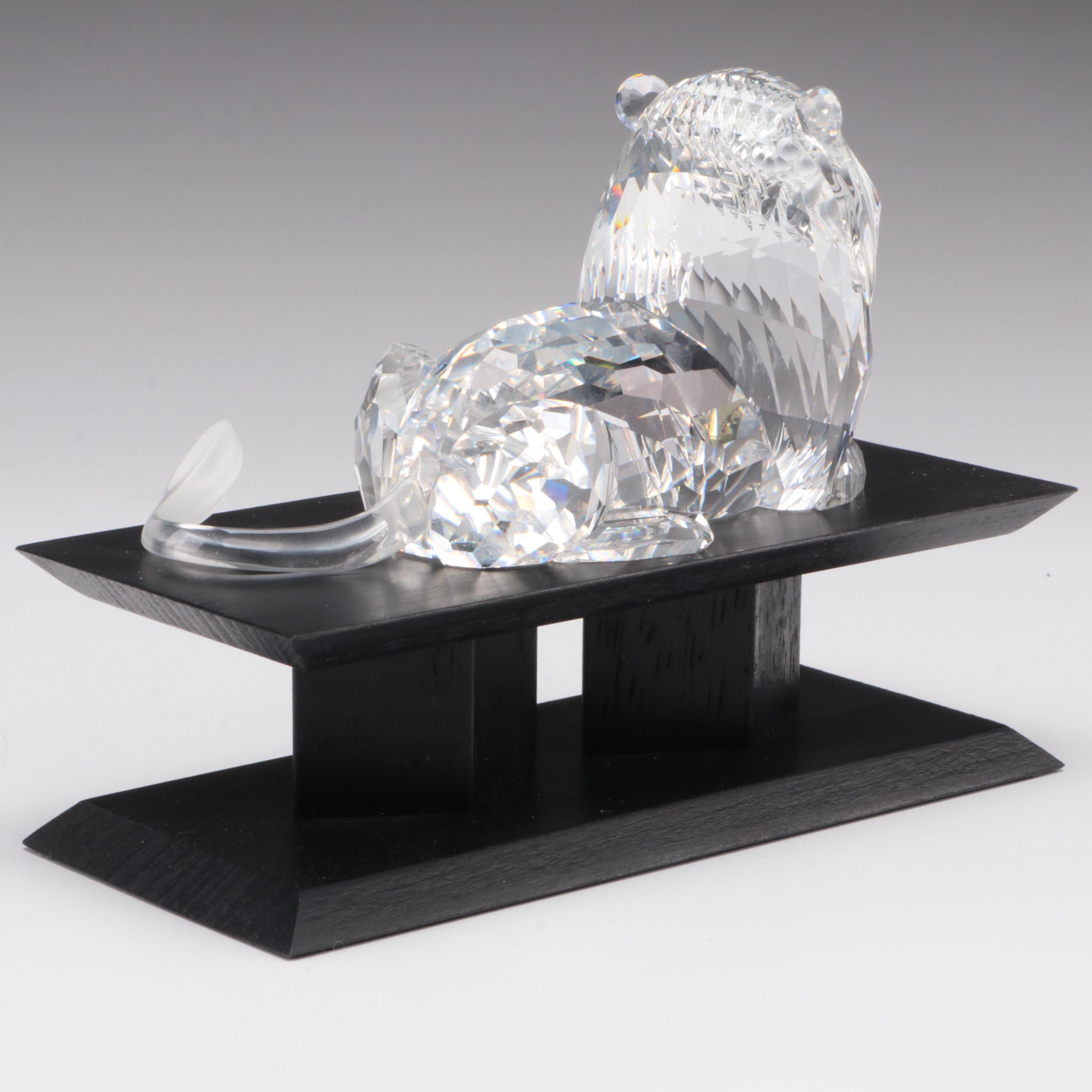 Swarovski Crystal Inspiration Africa Collection Lion Figurine, 1995