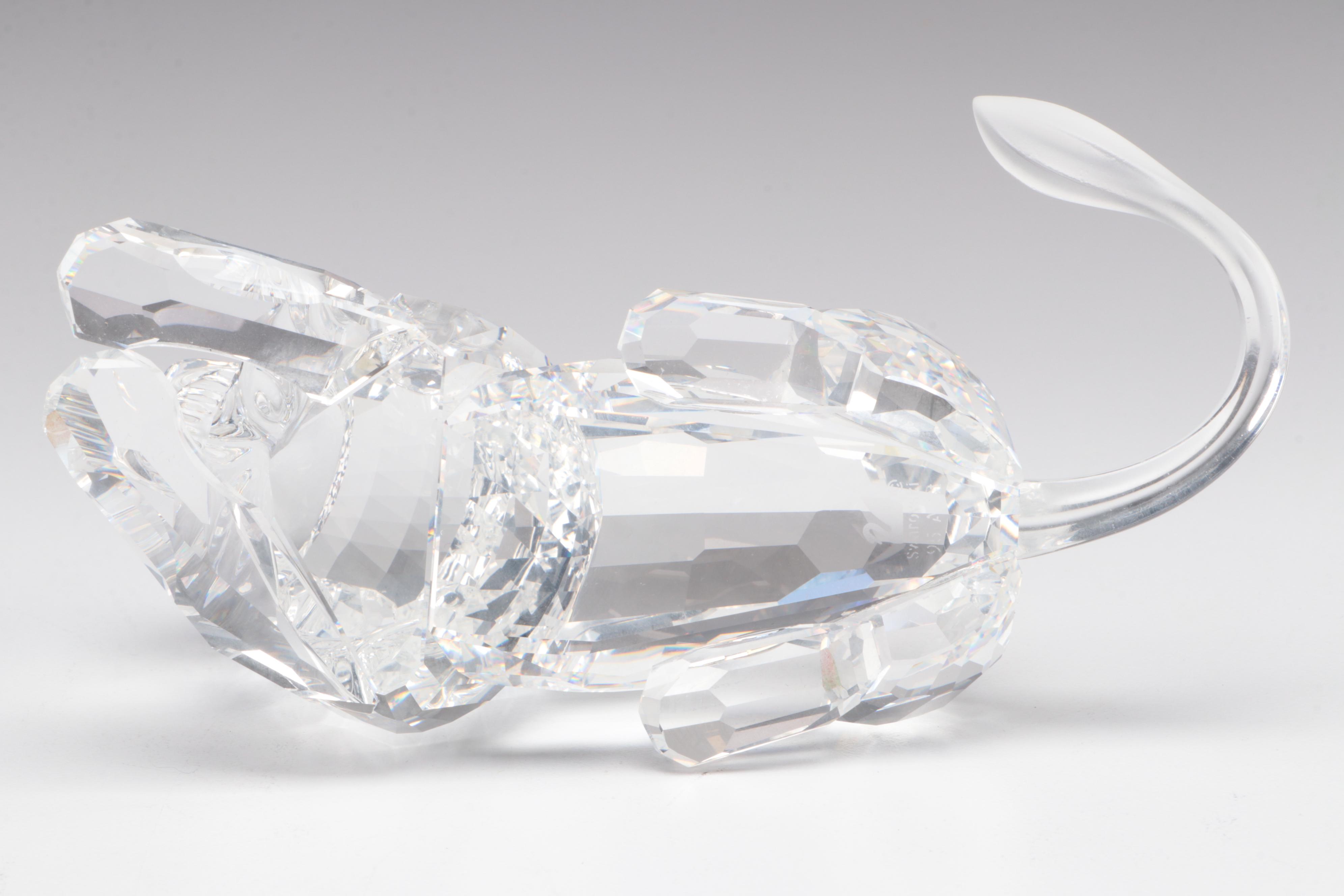 Swarovski Crystal Inspiration Africa Collection Lion Figurine, 1995