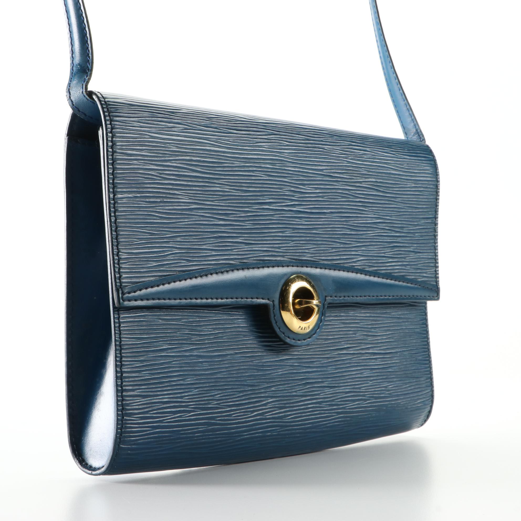 Louis Vuitton Pochette Arche Shoulder Bag in Epi and Smooth Leather