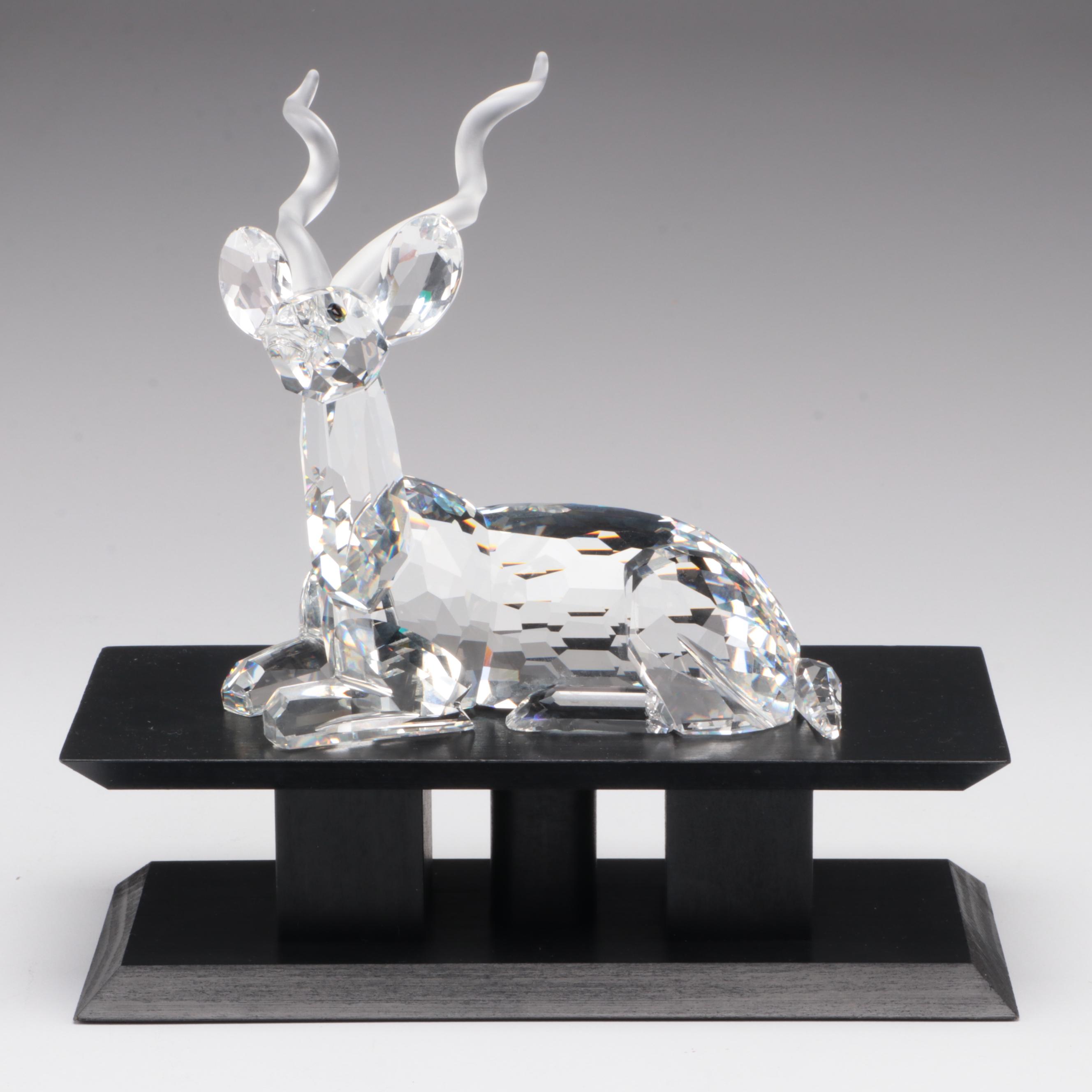 Swarovski Crystal Inspiration Africa Collection Kudu Figurine, 1994