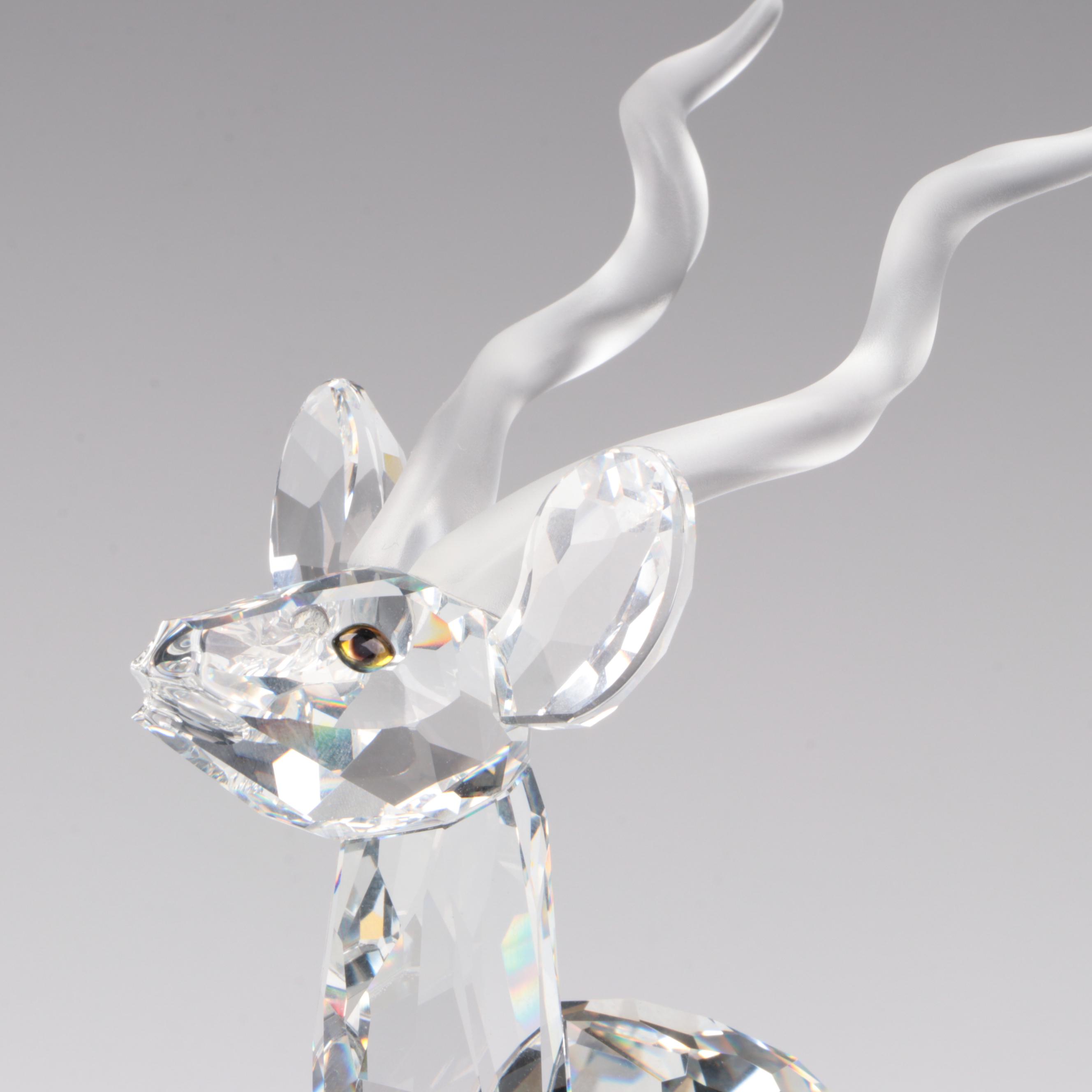 Swarovski Crystal Inspiration Africa Collection Kudu Figurine, 1994
