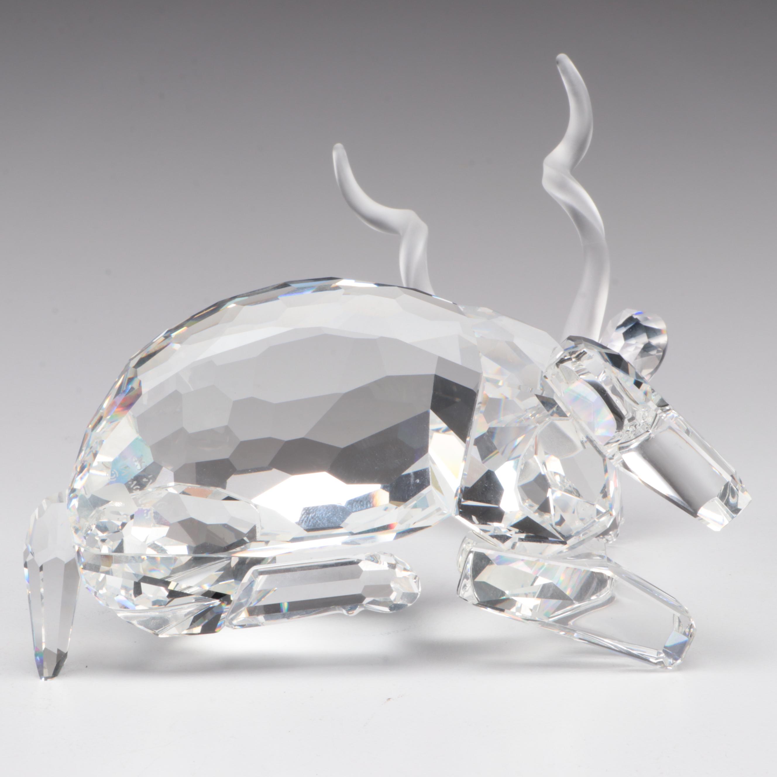 Swarovski Crystal Inspiration Africa Collection Kudu Figurine, 1994