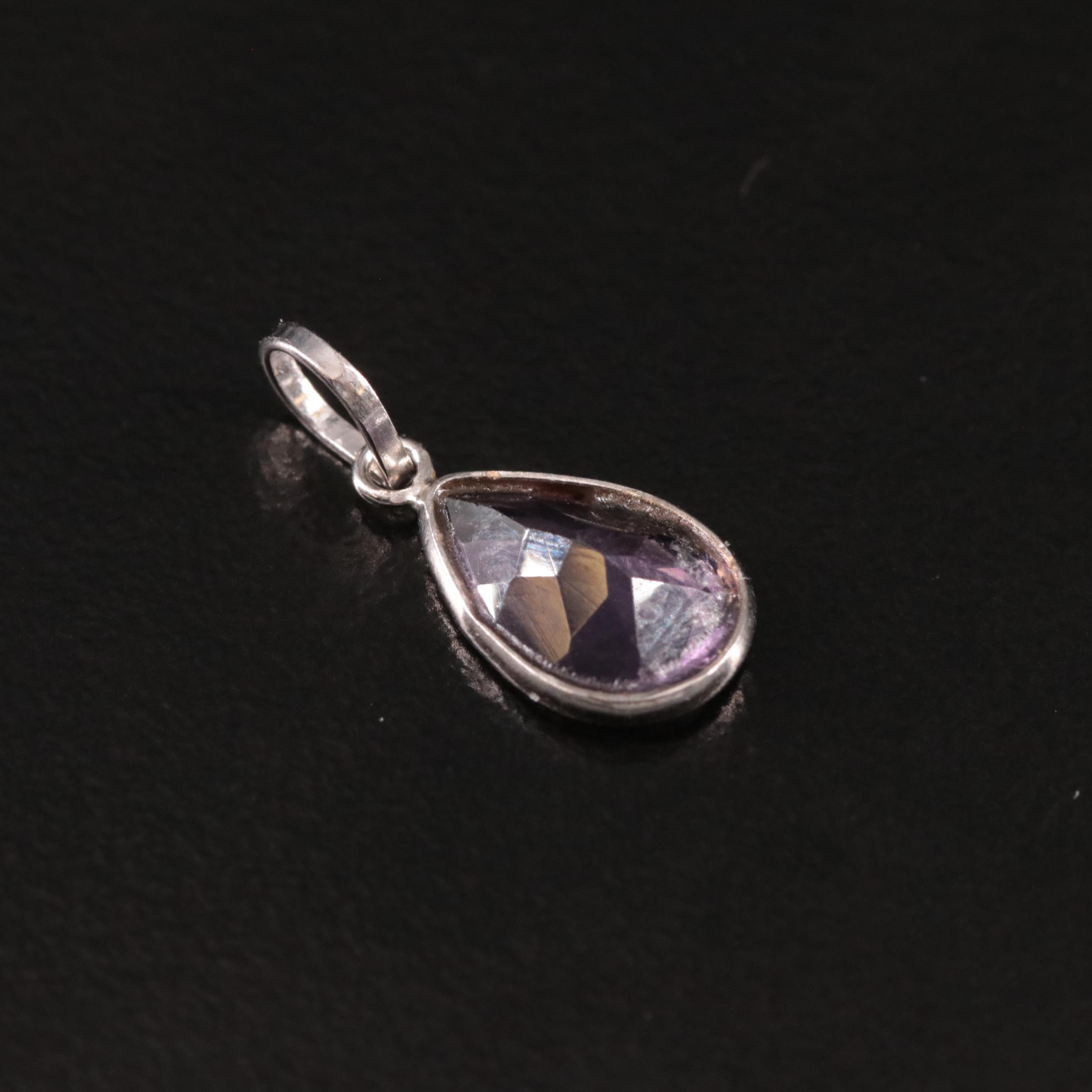 14K Amethyst Pendant