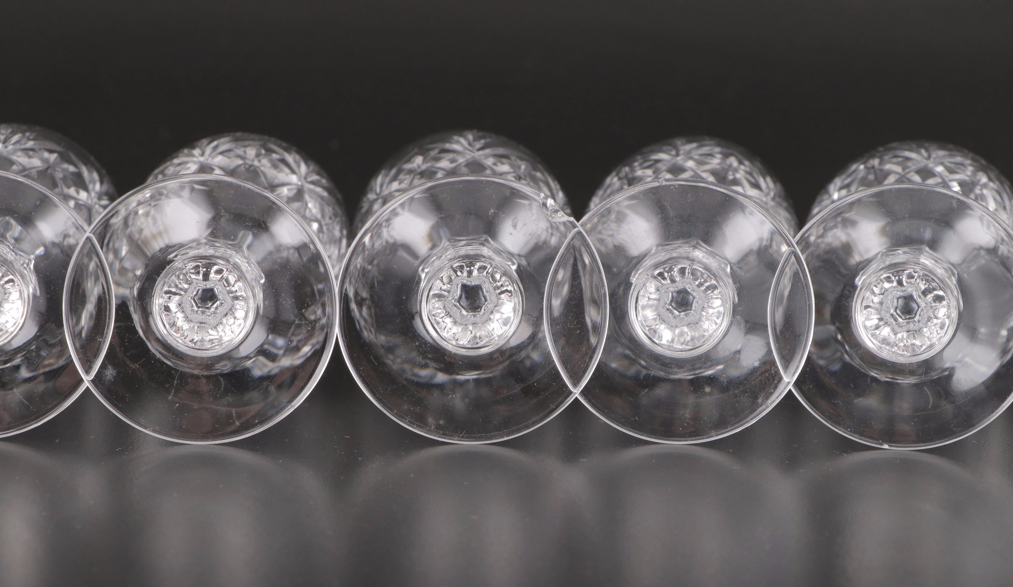 Cut Glass Wine Glasses